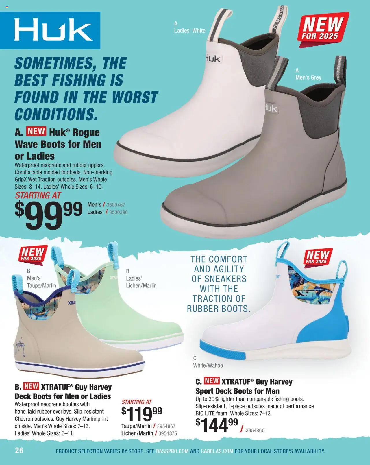 Cabela's Saltwater Specialist 25 - valid from 01.01.2025 | Page: 26 | Products: Sneakers, Boots, Lighter