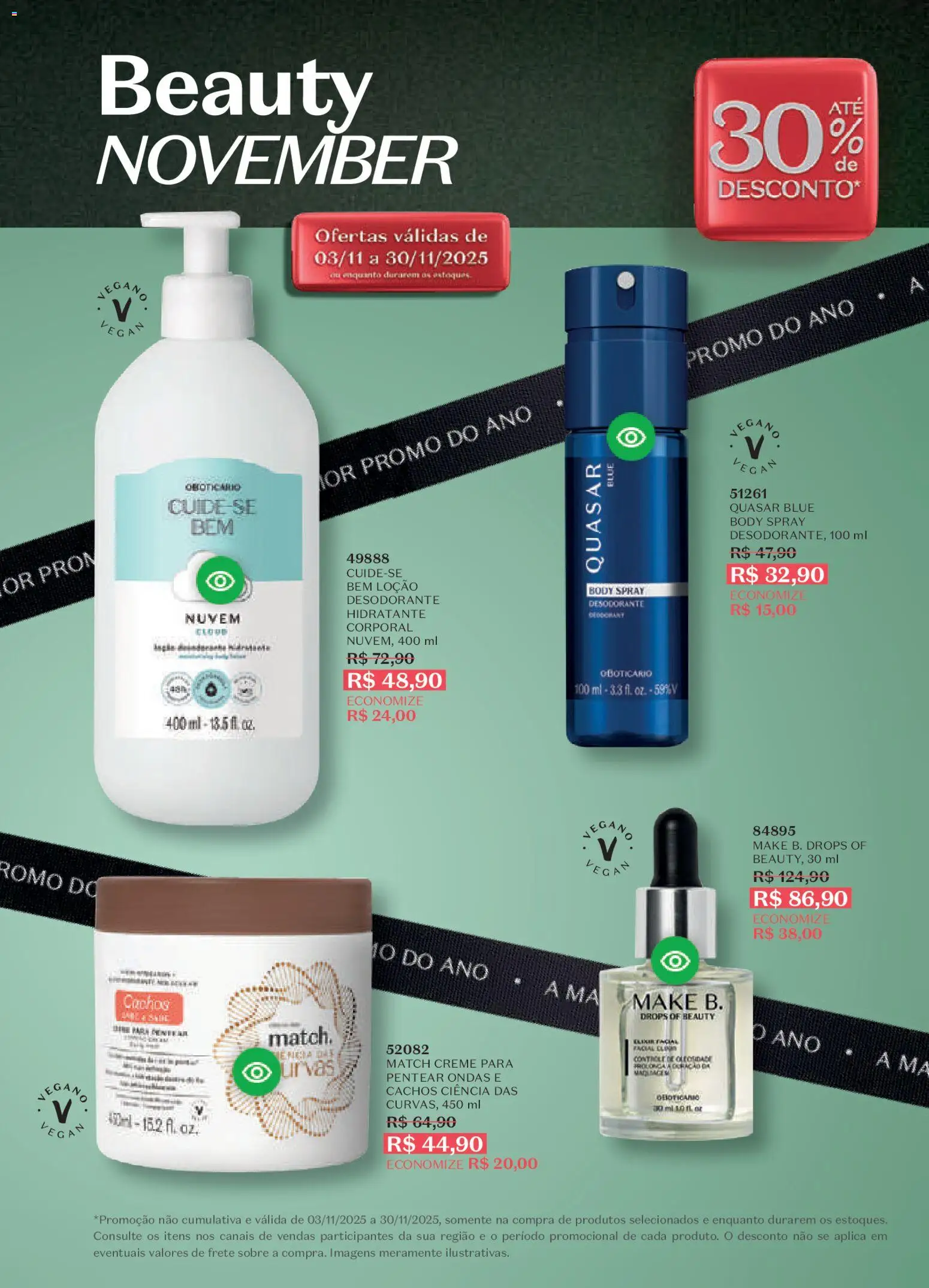 O Boticário Folheto - válido de 03.11.2025 | Página: 207 | Produtos: Desodorante, Creme, Body