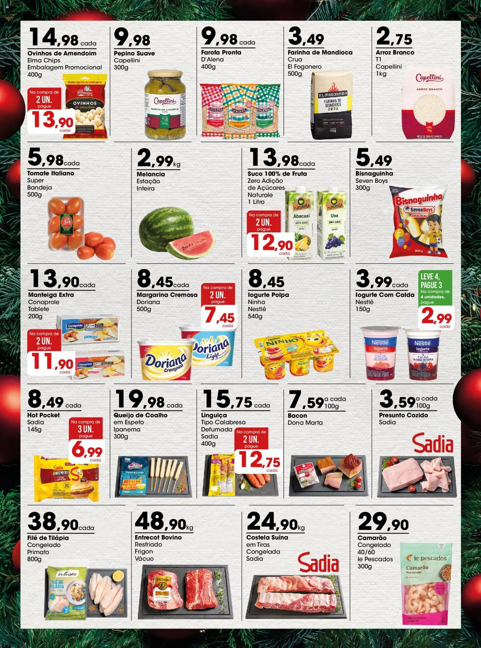 Zaffari Folheto - válido de 29.12.2025 | Página: 2 | Produtos: Elma Chips, Queijo, Tilápia, Farofa