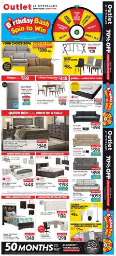 Tepperman's flyer valid from 30.05.2025 | Page: 9 | Products: Mattress, Chair, Box, Lamp