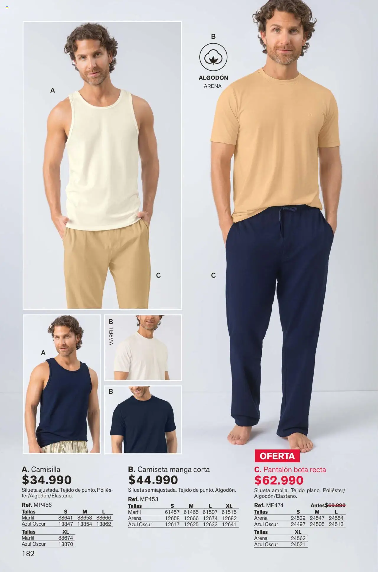 Leonisa revista - valida desde el 01.09.2025 | Página: 182 | Productos: Algodón, Camiseta