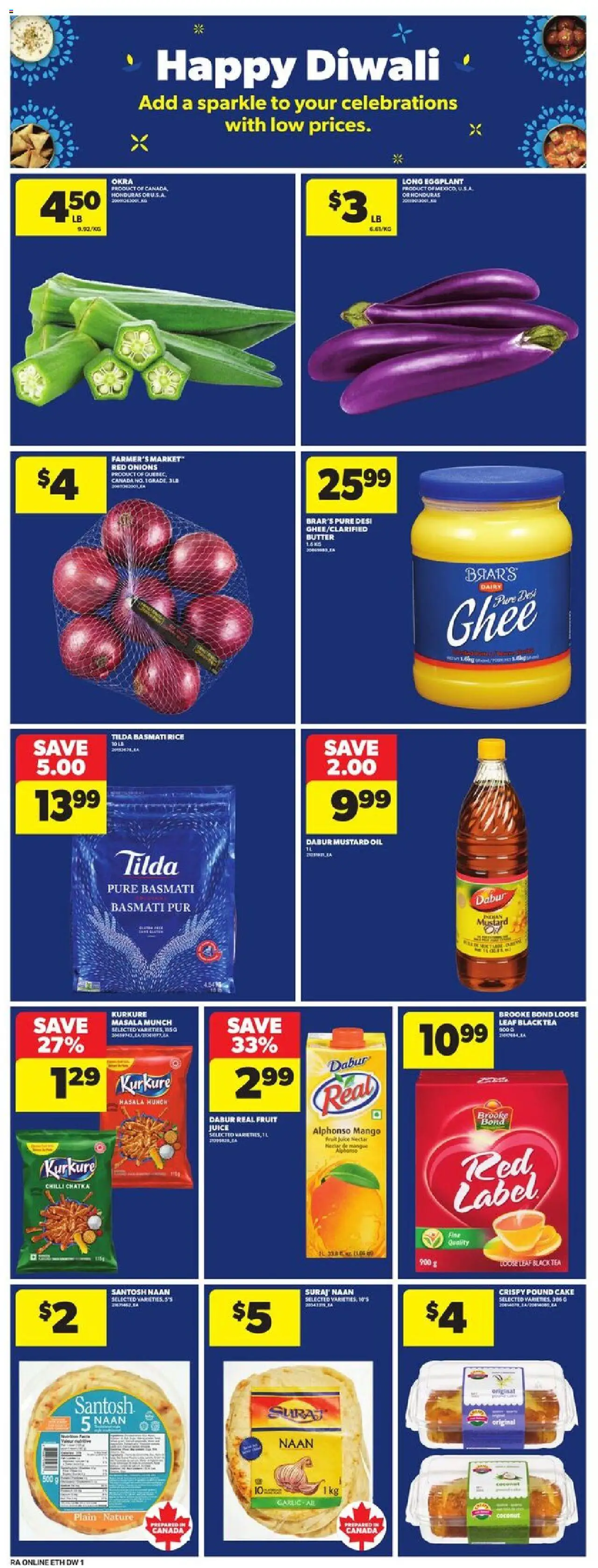 Atlantic Superstore flyer valid from 18.09.2025 | Page: 17 | Products: Rice, Tea, Butter, Oil