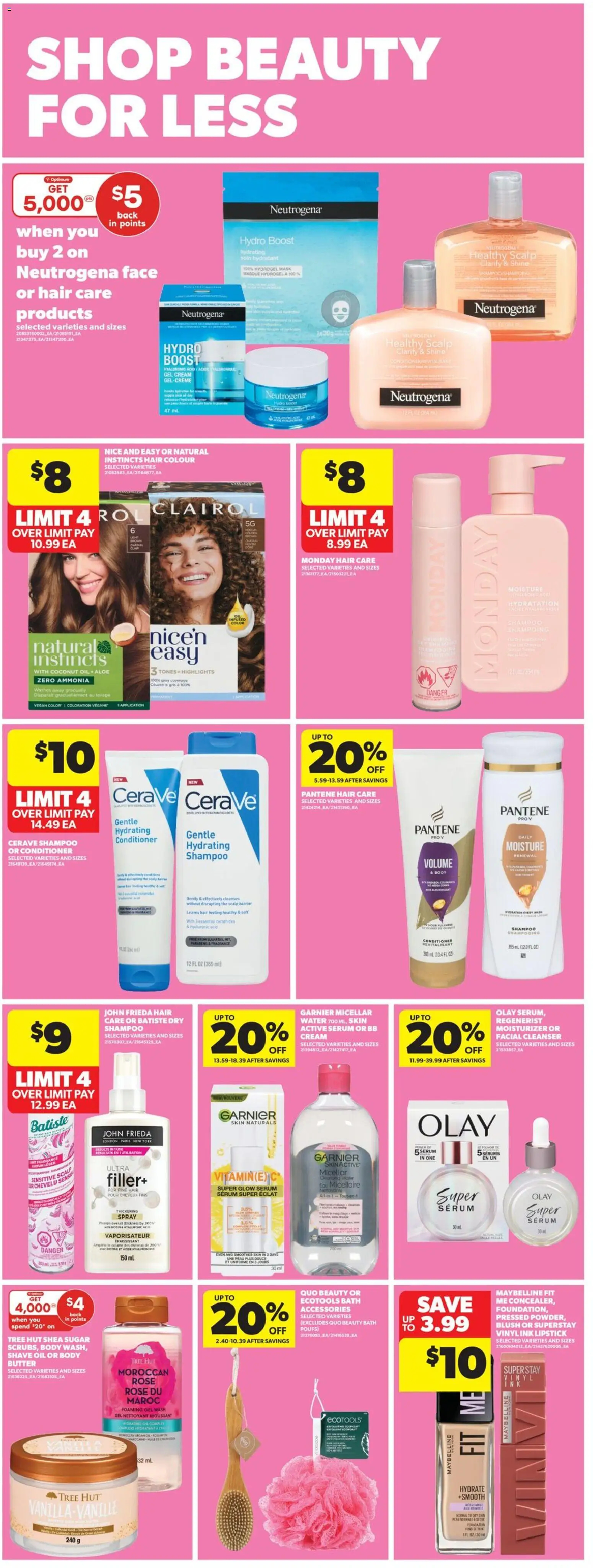 Real Canadian Superstore flyer valid from 22.01.2026 | Page: 27 | Products: Shampoo, Mask, Butter, Oil