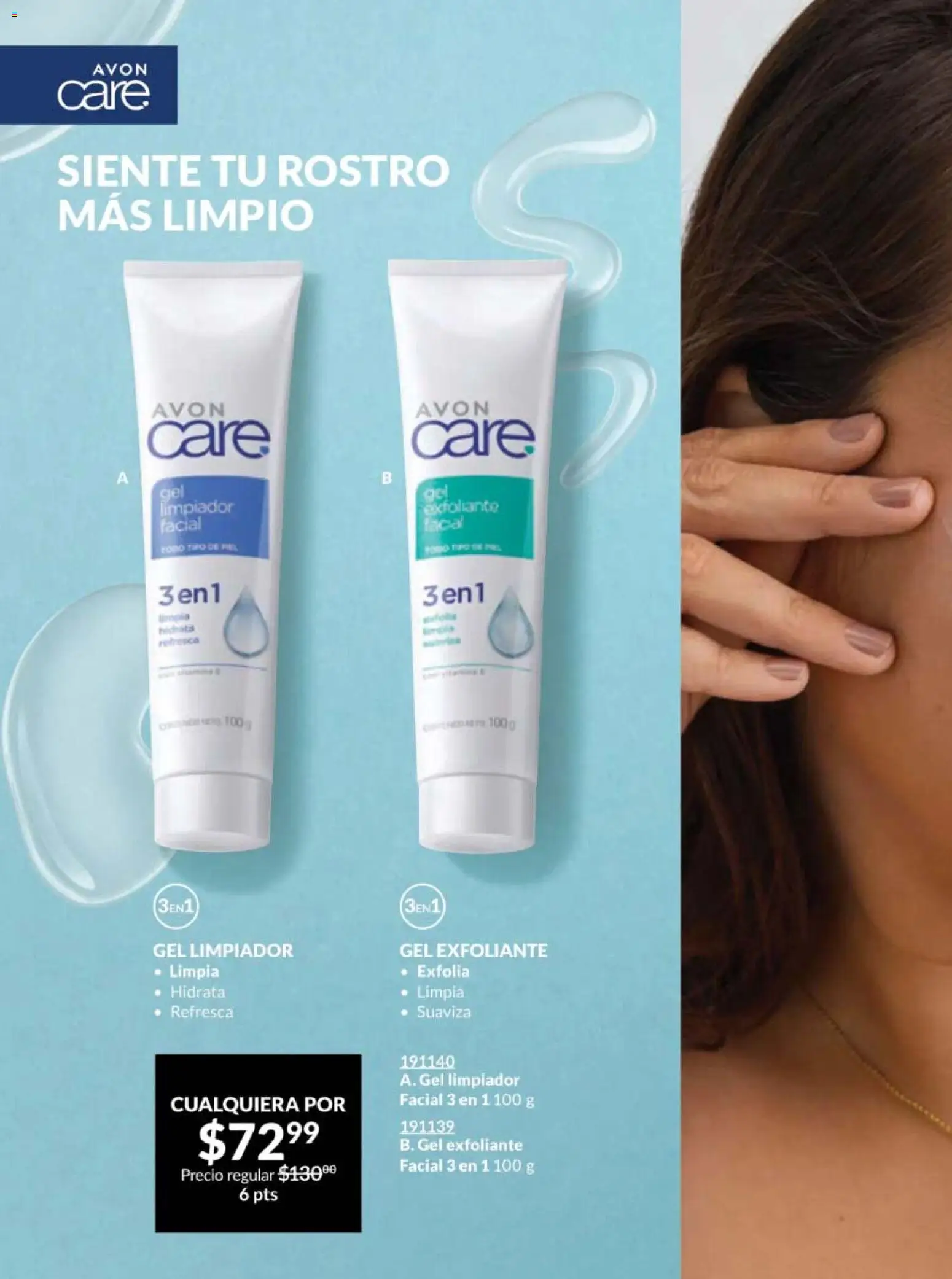 Nuevas ofertas de AVON válidas en toda la República Mexicana desde el 10.01.2026. ¡Encuentra las mejores ofertas en AVON campaña 2 2026! | Página: 136 | Productos: Exfoliante facial, Limpiador, Limpiador facial