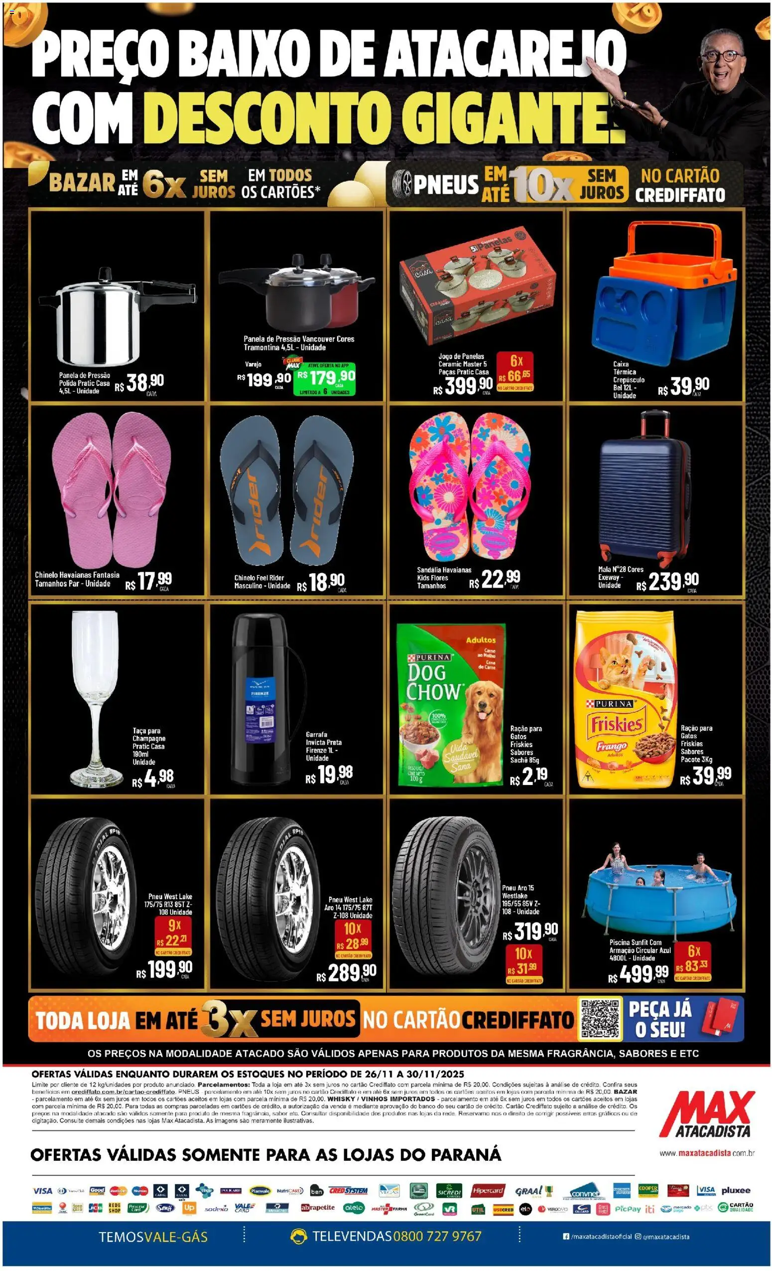 Max Atacadista Folheto - válido de 26.11.2025 | Página: 4 | Produtos: Champagne, Banco, Piscina, Frango