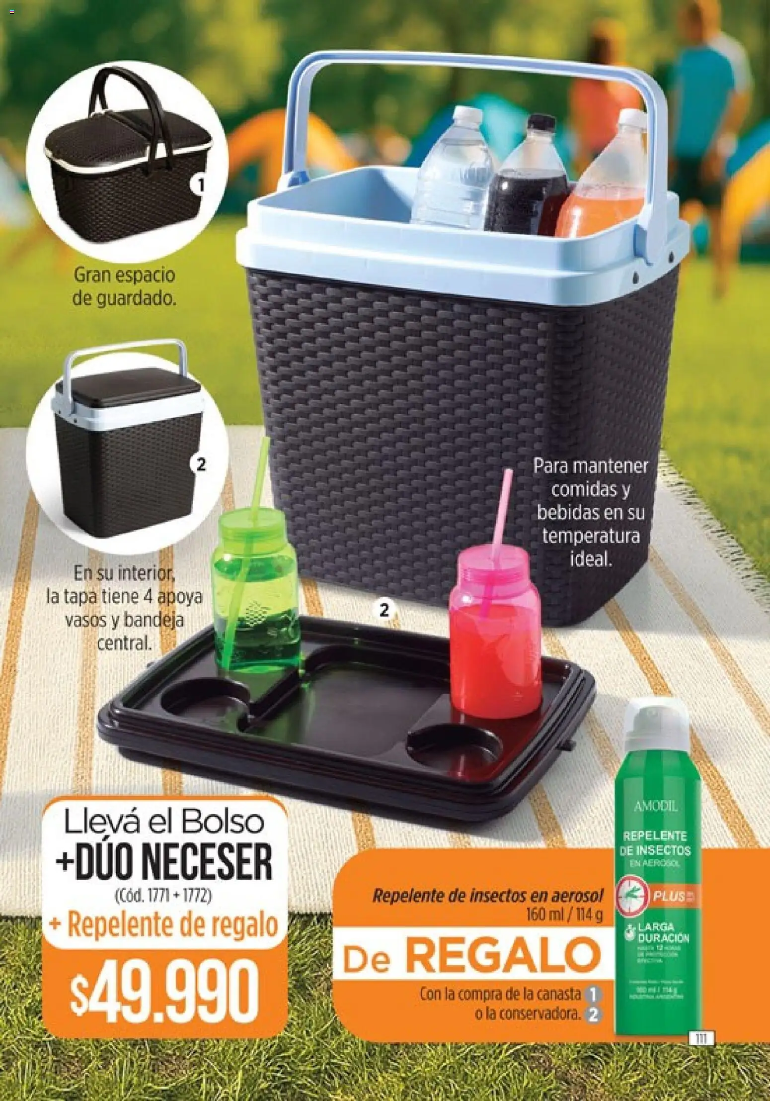Catálogo Amodil Campaña 1/2026 │ válido desde el 01.01.2026 | Página: 111 | Productos: Neceser, Bandeja, Bolso, Vasos