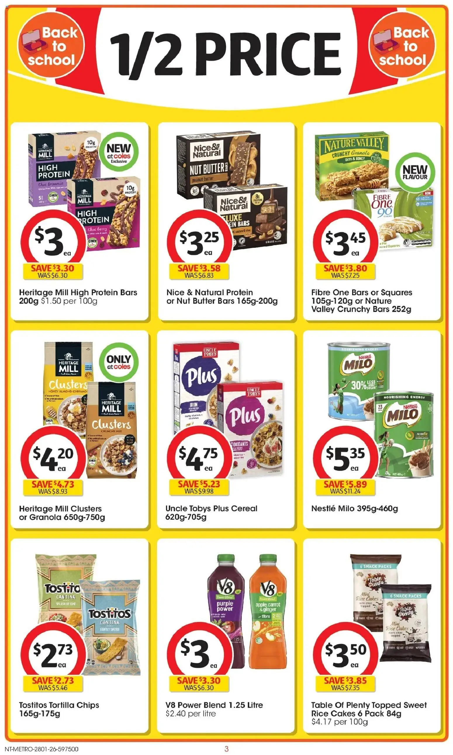 Coles catalogue - valid from 28.01.2026 | Page: 3 | Products: Butter, Honey, Lime, Iron