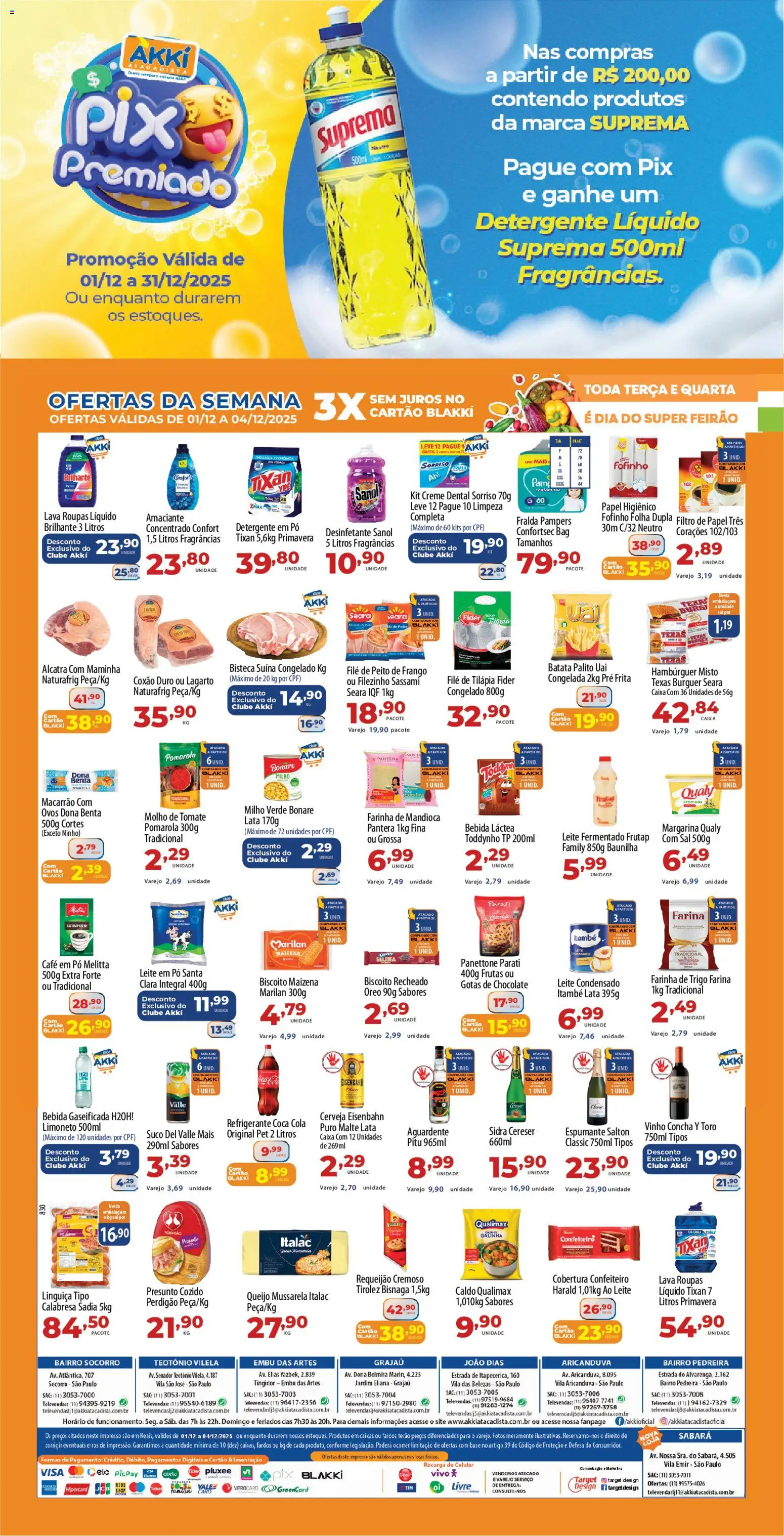 Akki Atacadista Folheto - válido de 28.11.2025 | Página: 2 | Produtos: Espumante, Café, Batata, Sal