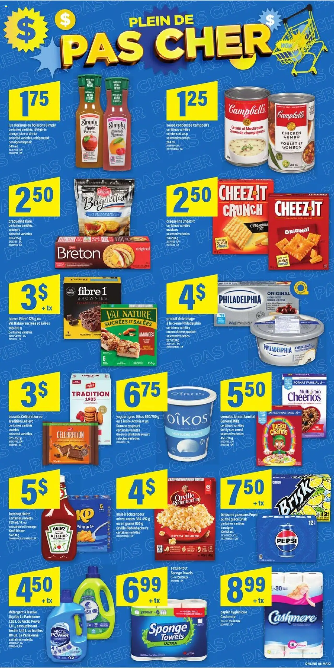 Maxi flyer valid from 02.10.2025 | Page: 12 | Products: Sponge, Detergent, Cheese, Juice