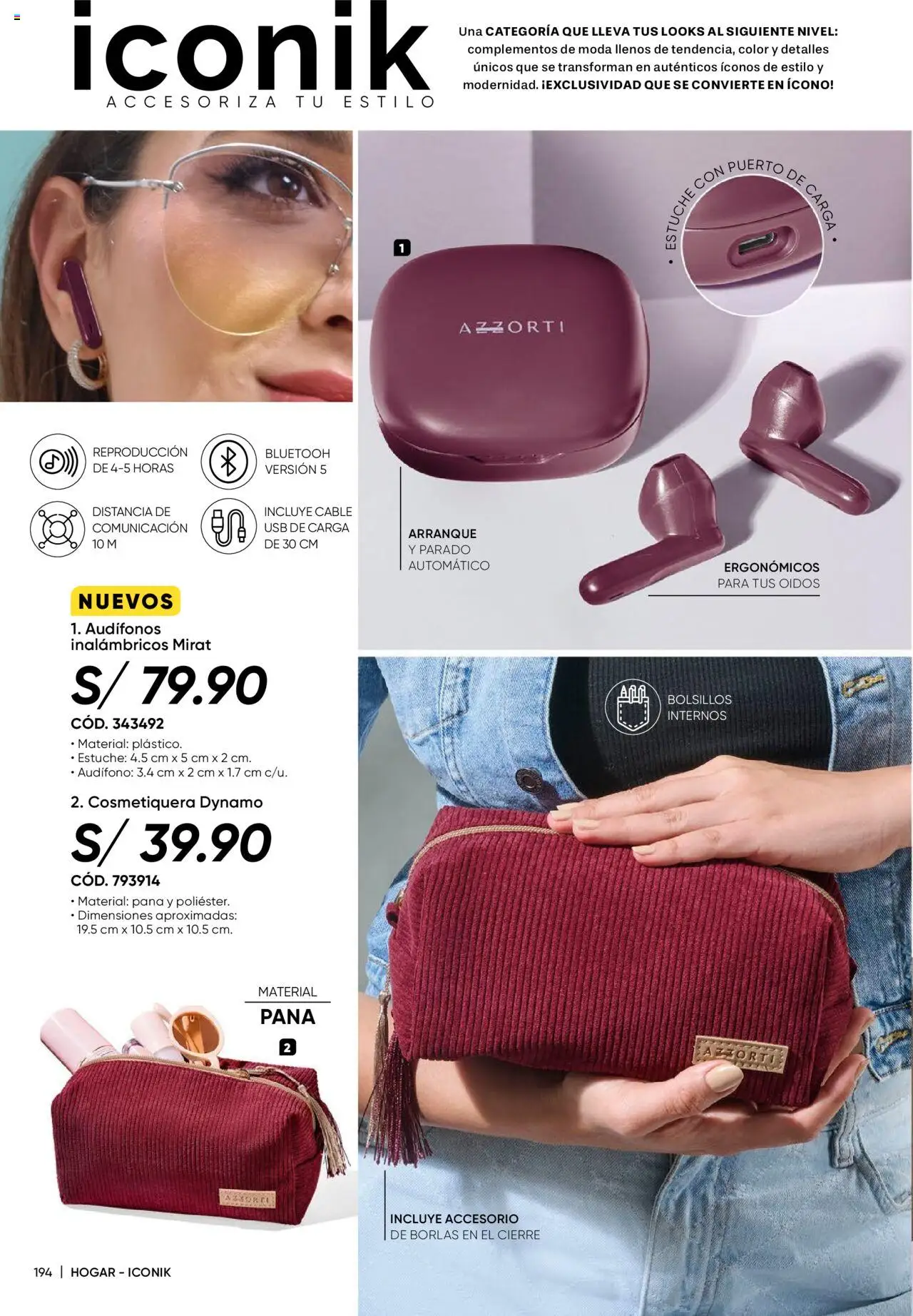 Catálogo Azzorti válido desde 18.08.2025 | Página: 198 | Productos: Audífonos, Cable, USB