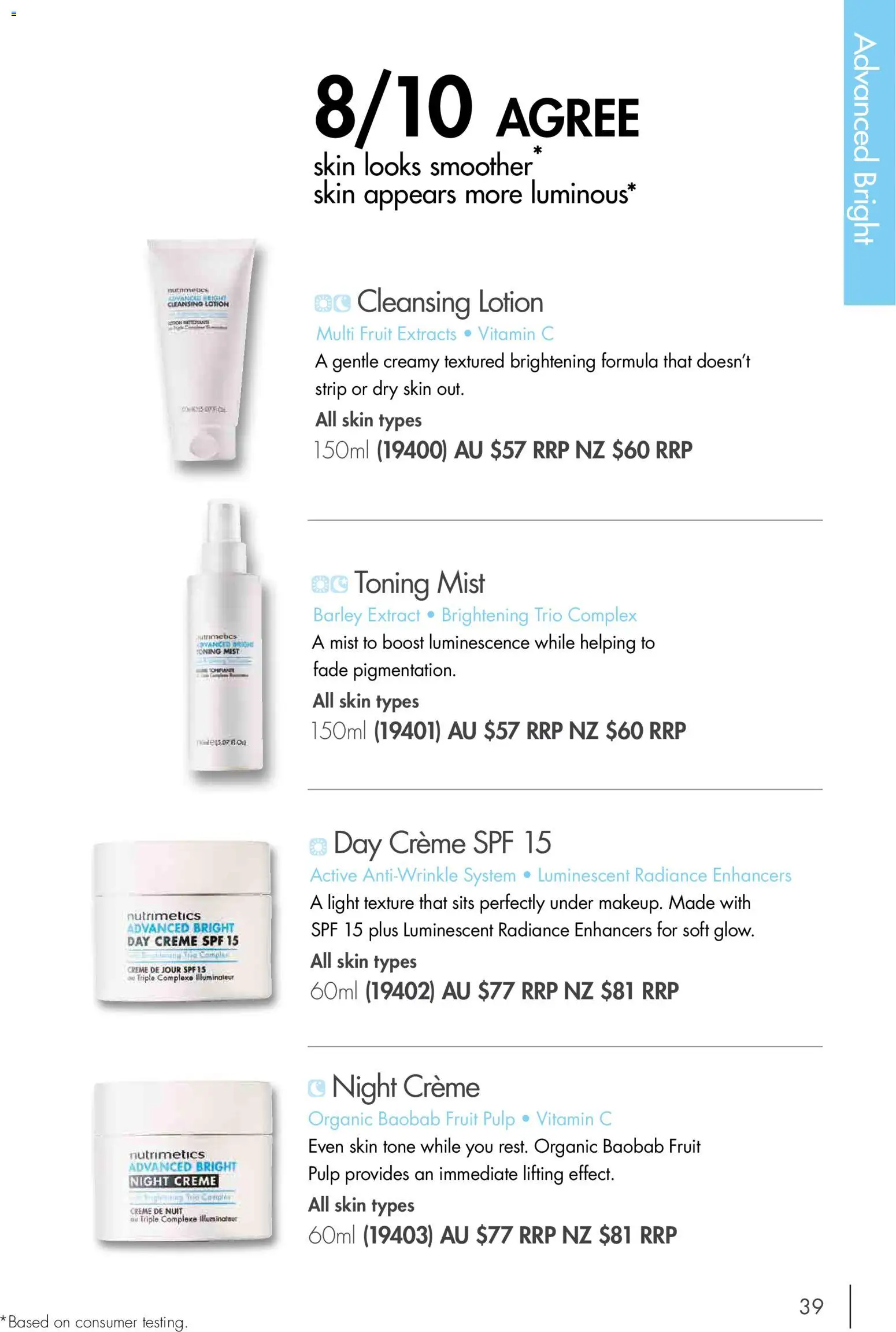 Nutrimetics catalogue - valid from 01.01.2026 | Page: 39 | Products: Light, Lotion, Strip
