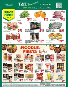 Preview of T&T Supermarket flyer - AB from shop T&T Supermarket valid from 31.10.2025
