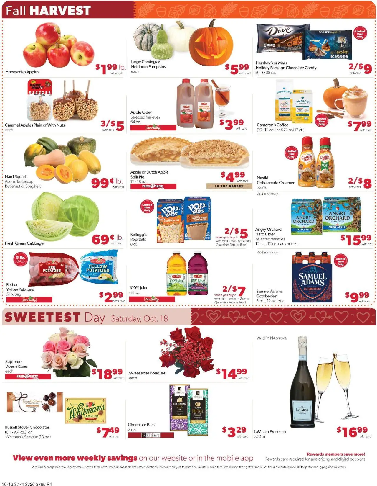 Family Fare Weekly Ad - NE - valid from 12.10.2025 | Page: 5 | Products: Bakery, Milk, Chocolate, Bag