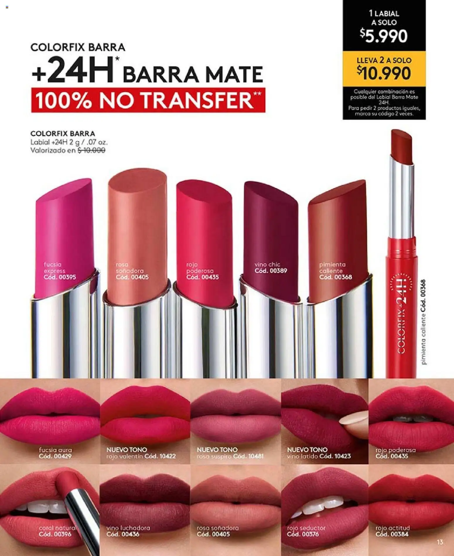 Catálogo Ésika Campaña 4 │ válido desde el 15.02.2026 | Página: 13 | Productos: Pimienta, Mate, Vino, Labial