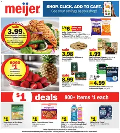 Preview of Meijer weekly ads valid from 25.02.2026 | Page: 1
