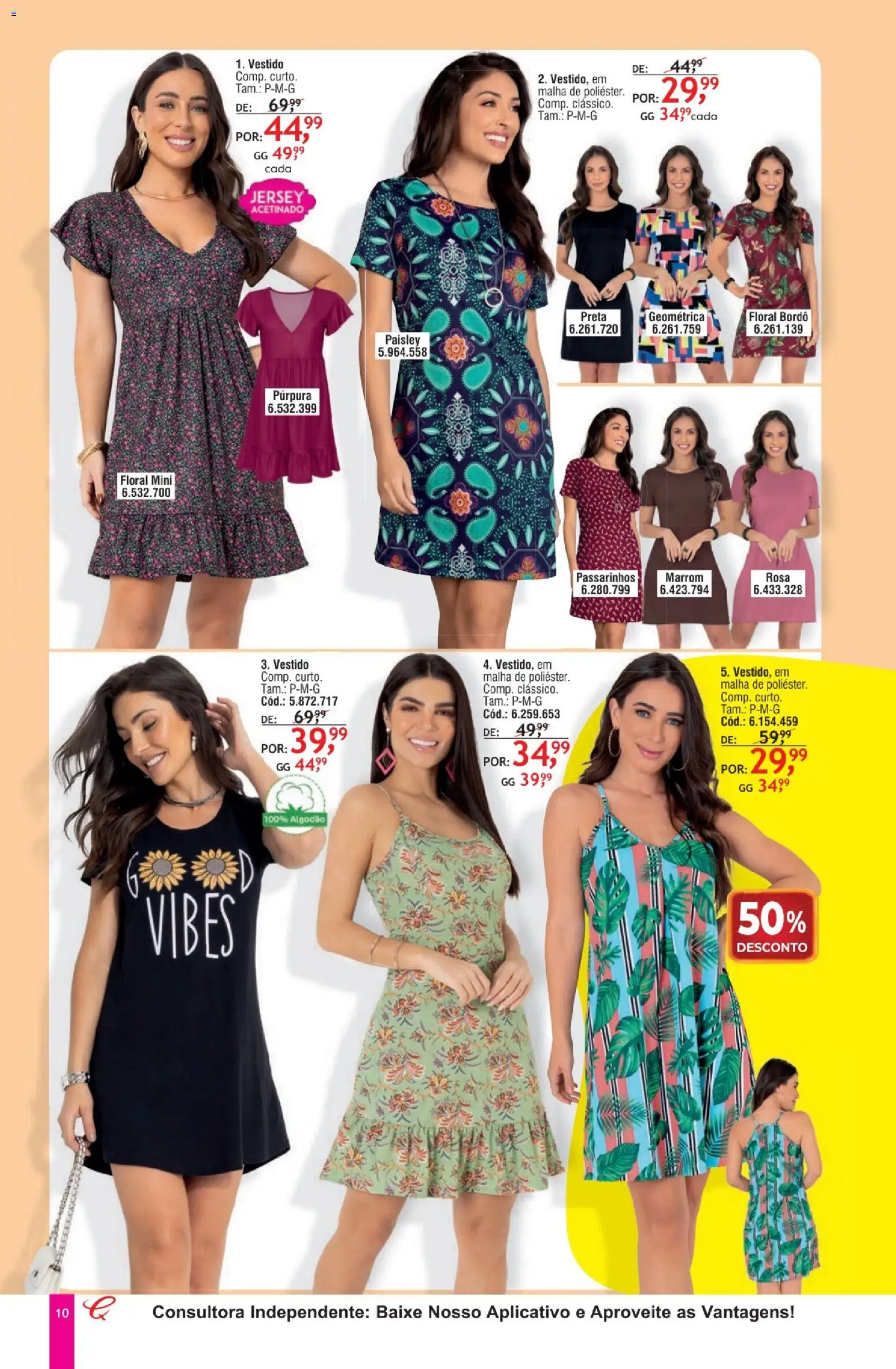 Quatro Estações Folheto - válido de 01.05.2026 | Página: 6 | Produtos: Algodão, Vestido