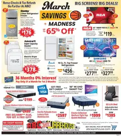 Preview of ABC Warehouse weekly ads valid from 08.03.2026