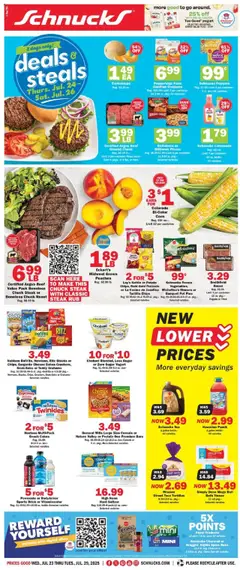 Preview of Schnucks weekly ads valid from 23.07.2025