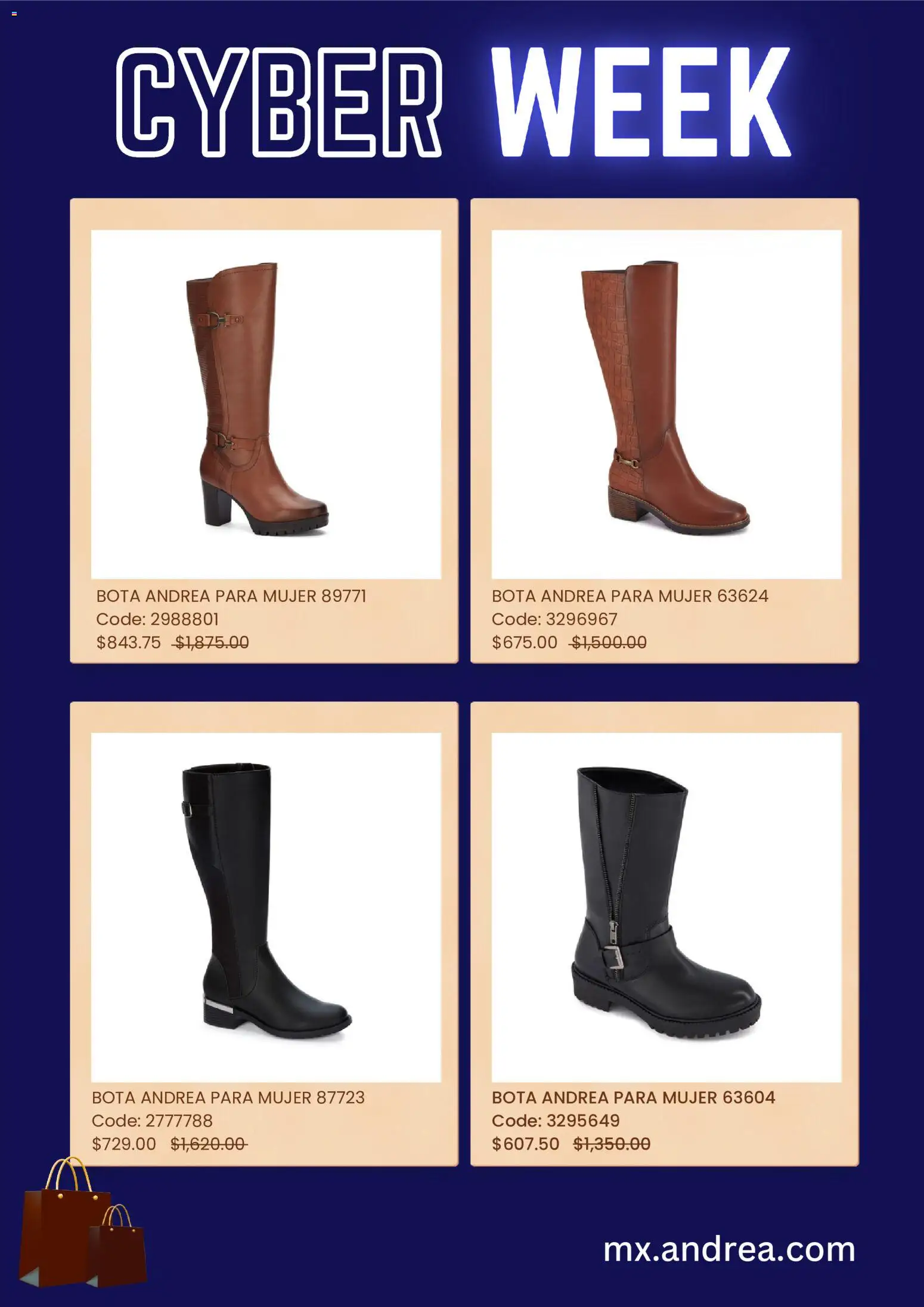 Nuevas ofertas de Andrea válidas en toda la República Mexicana desde el 01.12.2025. ¡Encuentra las mejores ofertas en Andrea Cyber Week! | Página: 5