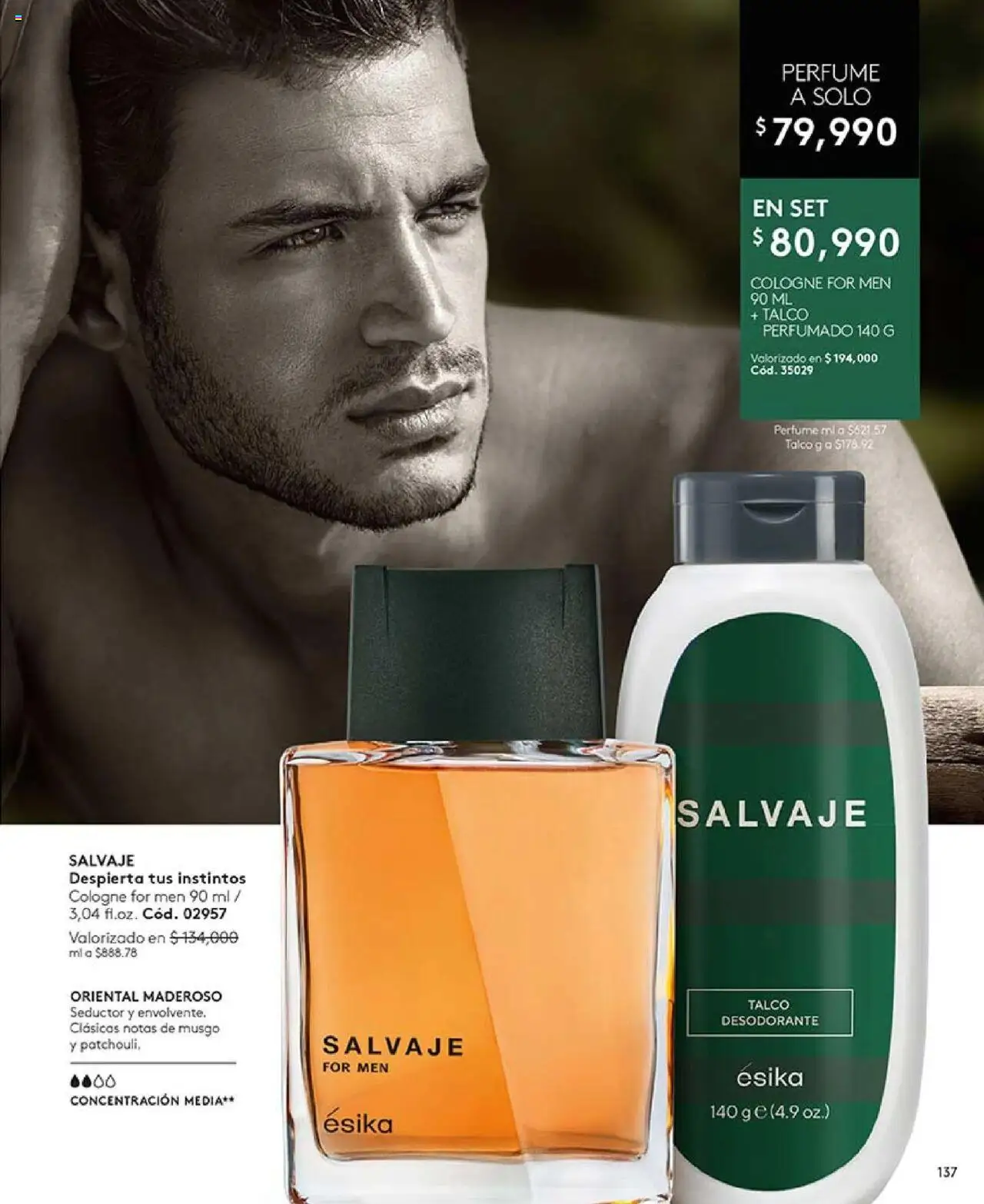 Ésika revista - valida desde el 16.06.2025 | Página: 137 | Productos: Perfume, Desodorante