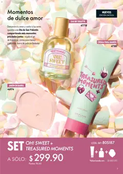 Vista previa de Oriflame campaña 2 2026, nuevo folleto de la tienda, válido en México a partir del 24.01.2026 | Página: 7 | Productos: Crema, Barra, Eau de toilette, Jabón