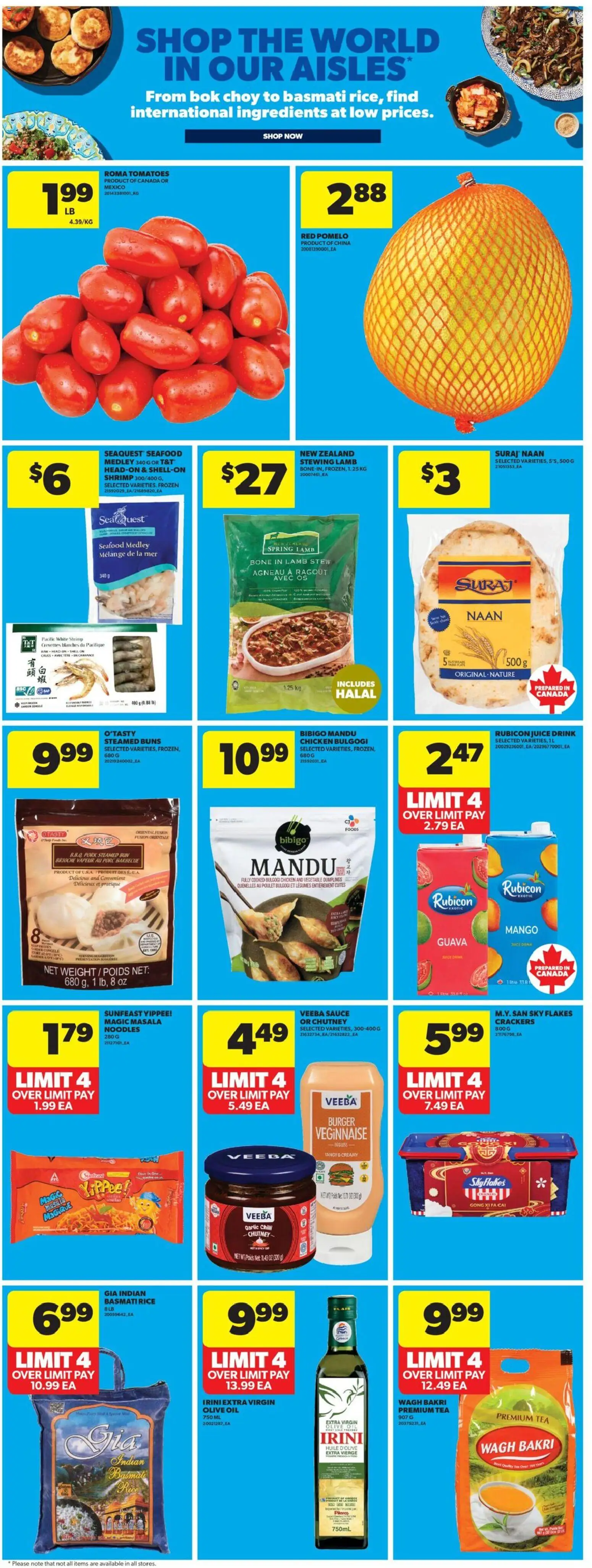 Real Canadian Superstore flyer valid from 25.12.2025 | Page: 8 | Products: Noodles, Flakes, Chicken, Tomatoes