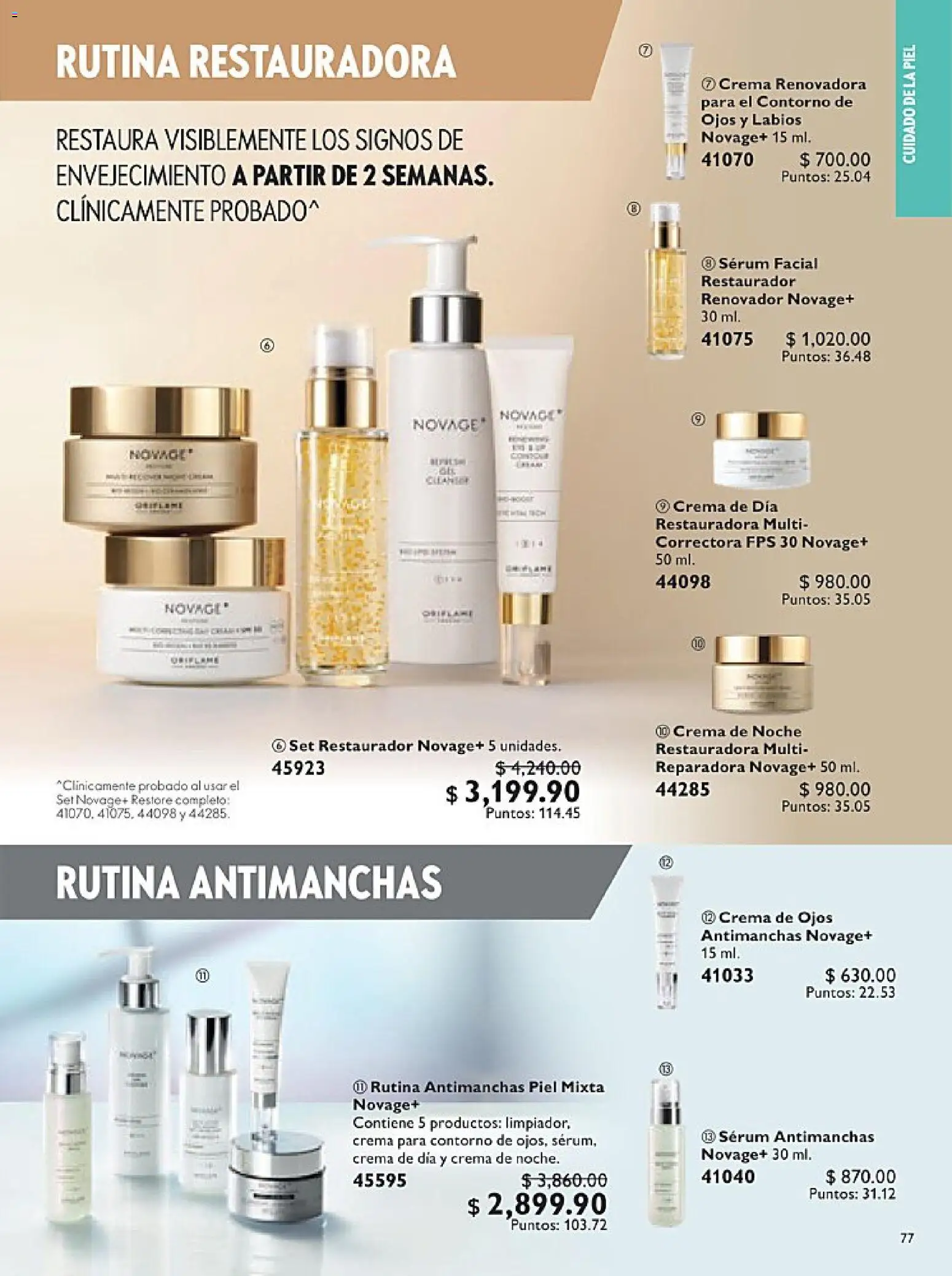 Nuevas ofertas de Oriflame válidas en toda la República Mexicana desde el 24.01.2026. ¡Encuentra las mejores ofertas en Oriflame campaña 2 2026! | Página: 77 | Productos: Serum, Crema, Contorno