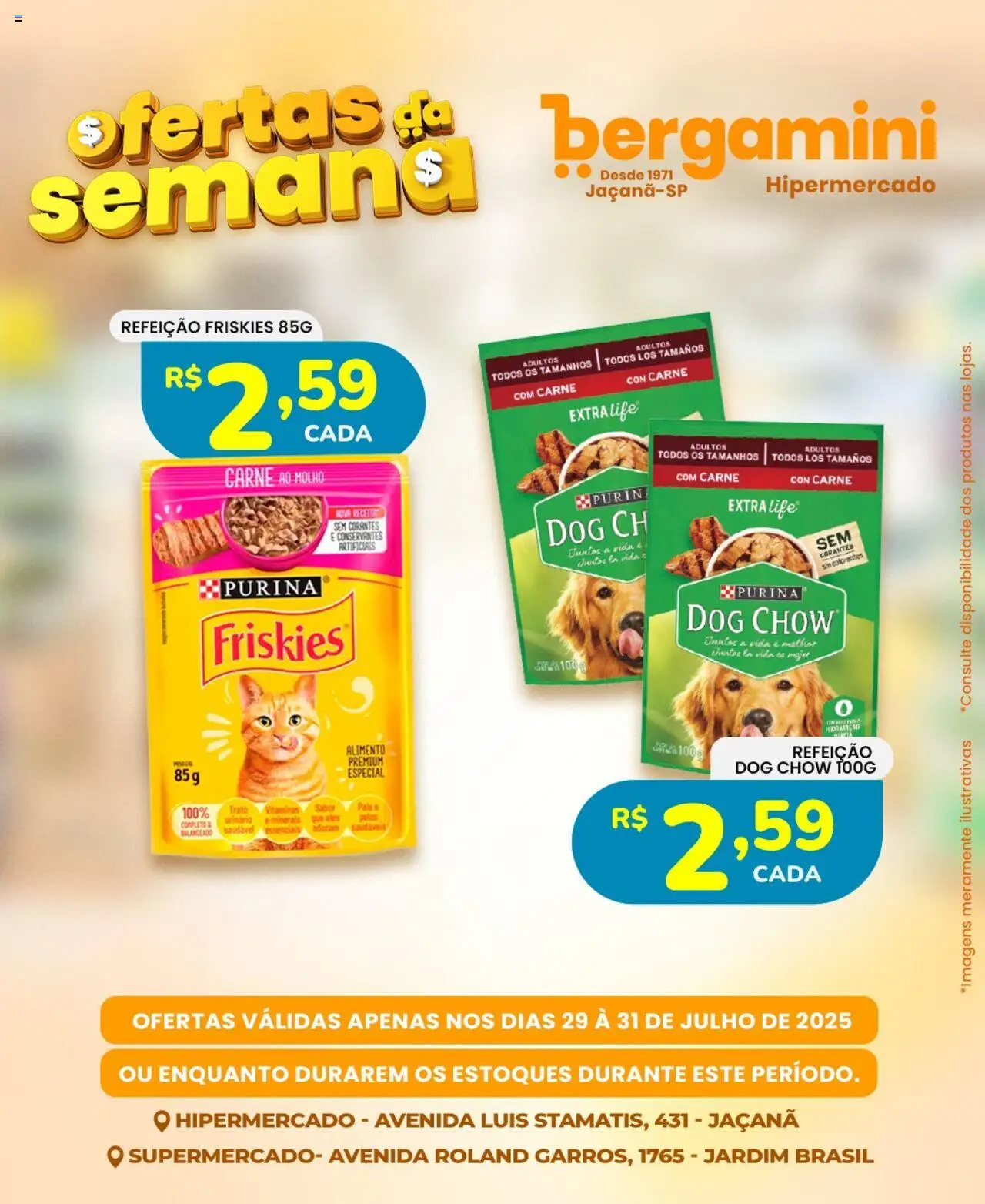 Supermercado Bergamini Folheto - válido de 29.07.2025 | Página: 22 | Produtos: Carne