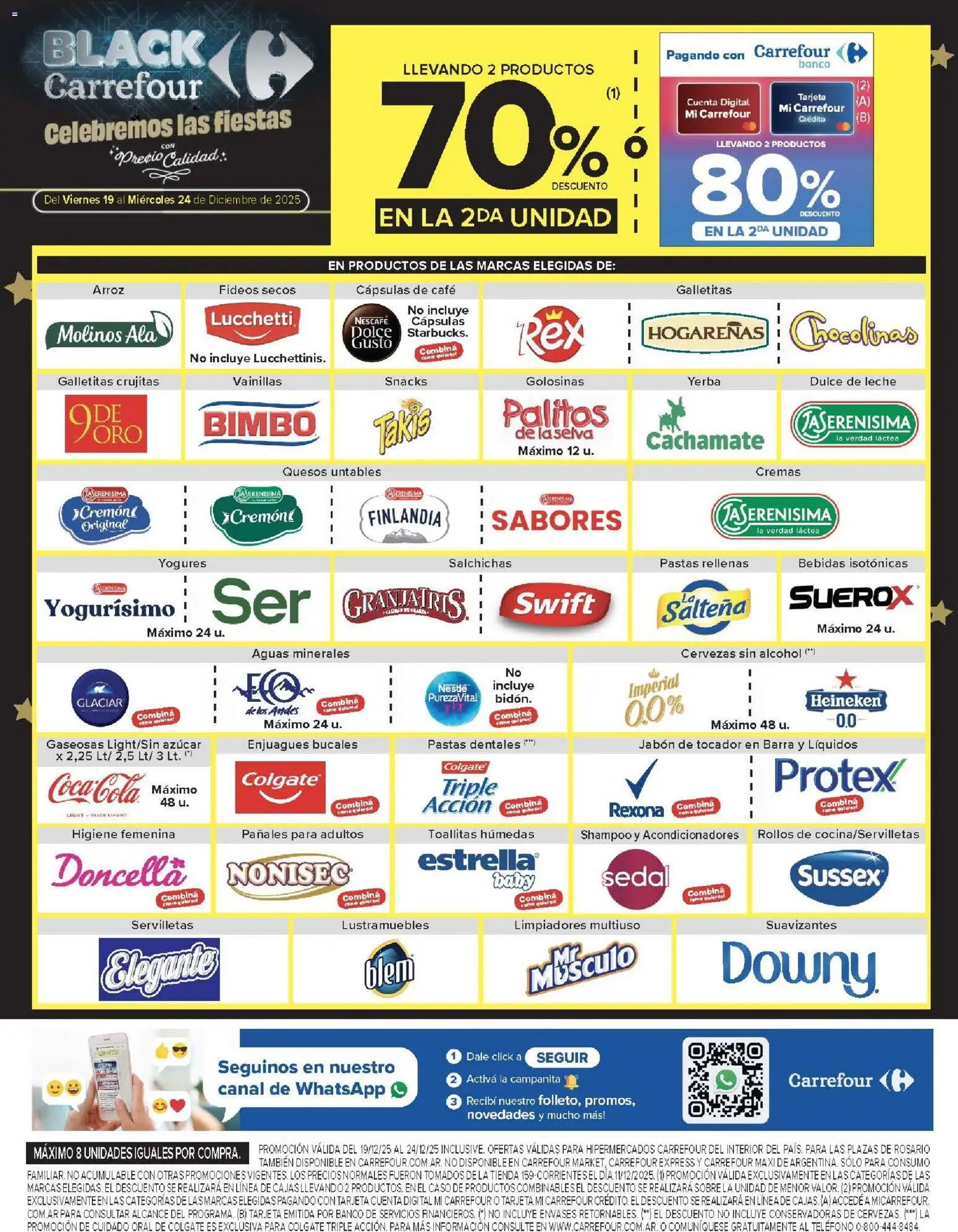 Carrefour - Hiper  │ válido desde el 19.12.2025 | Página: 11 | Productos: Banco, Rosario, Yerba, Toallitas húmedas