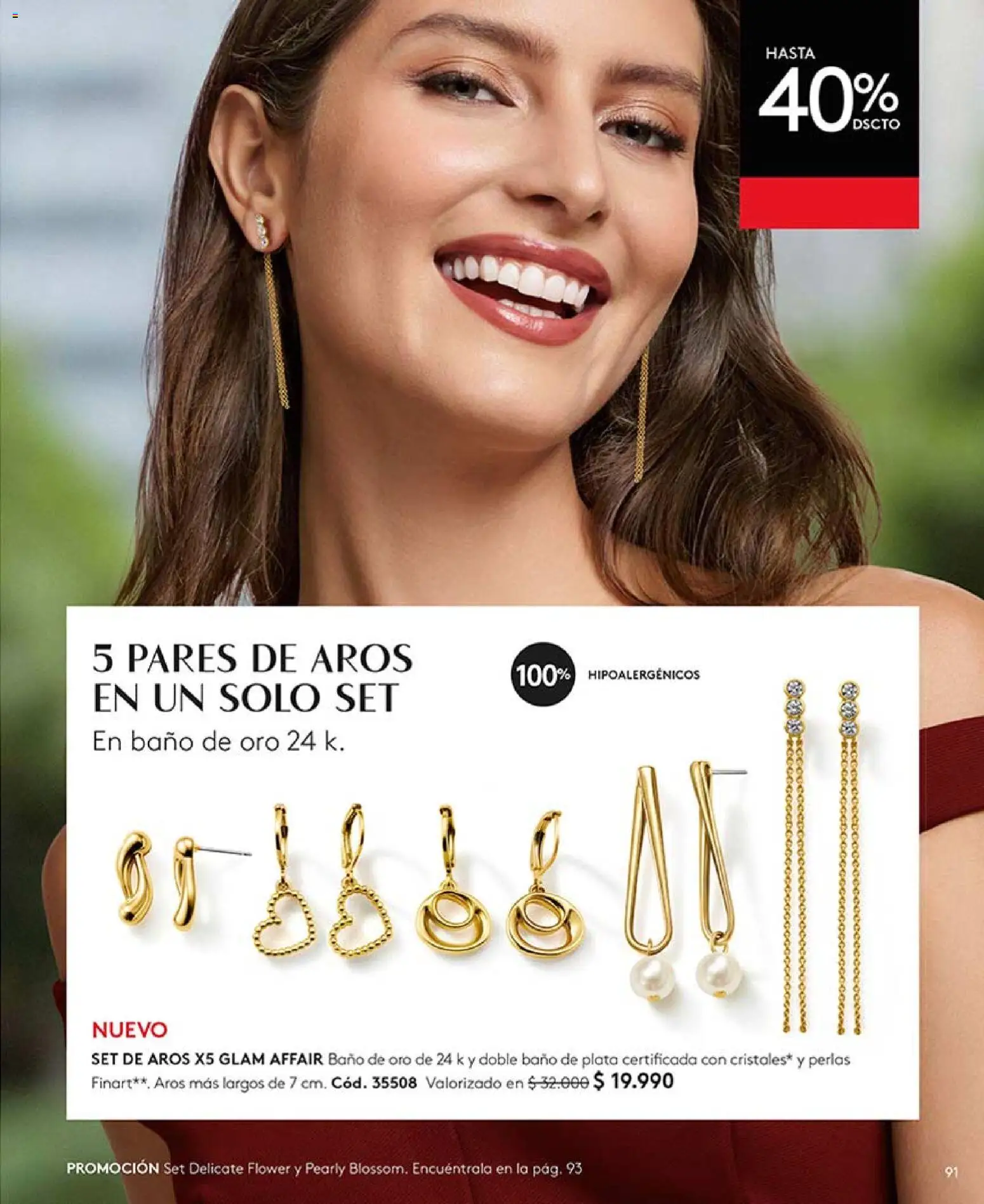 Catálogo Ésika Campaña 5 │ válido desde el 01.03.2026 | Página: 91 | Productos: Baño, Aros