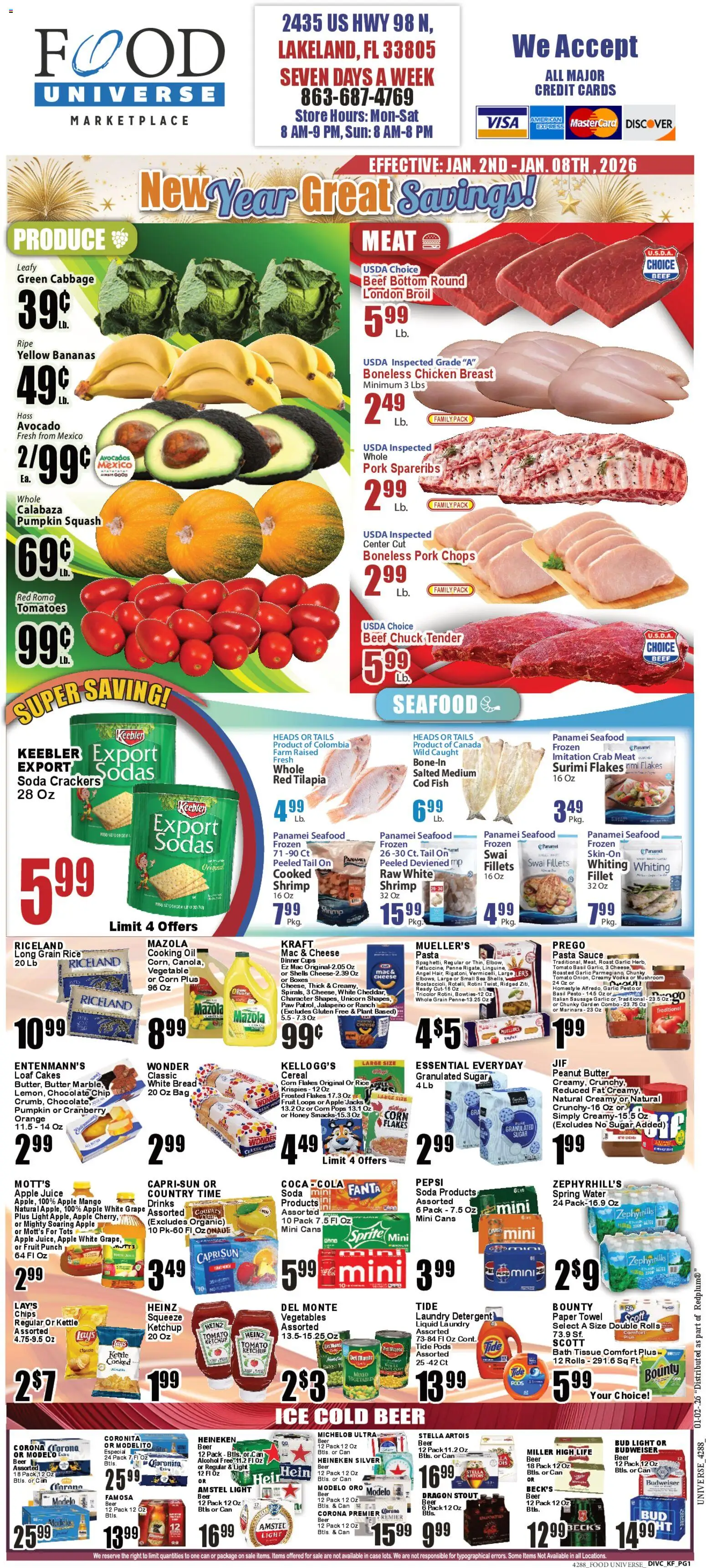 Food Universe Weekly Ad - valid from 02.01.2026 | Page: 1