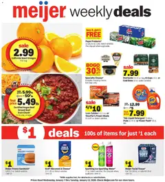 Preview of Meijer weekly ads valid from 07.01.2026