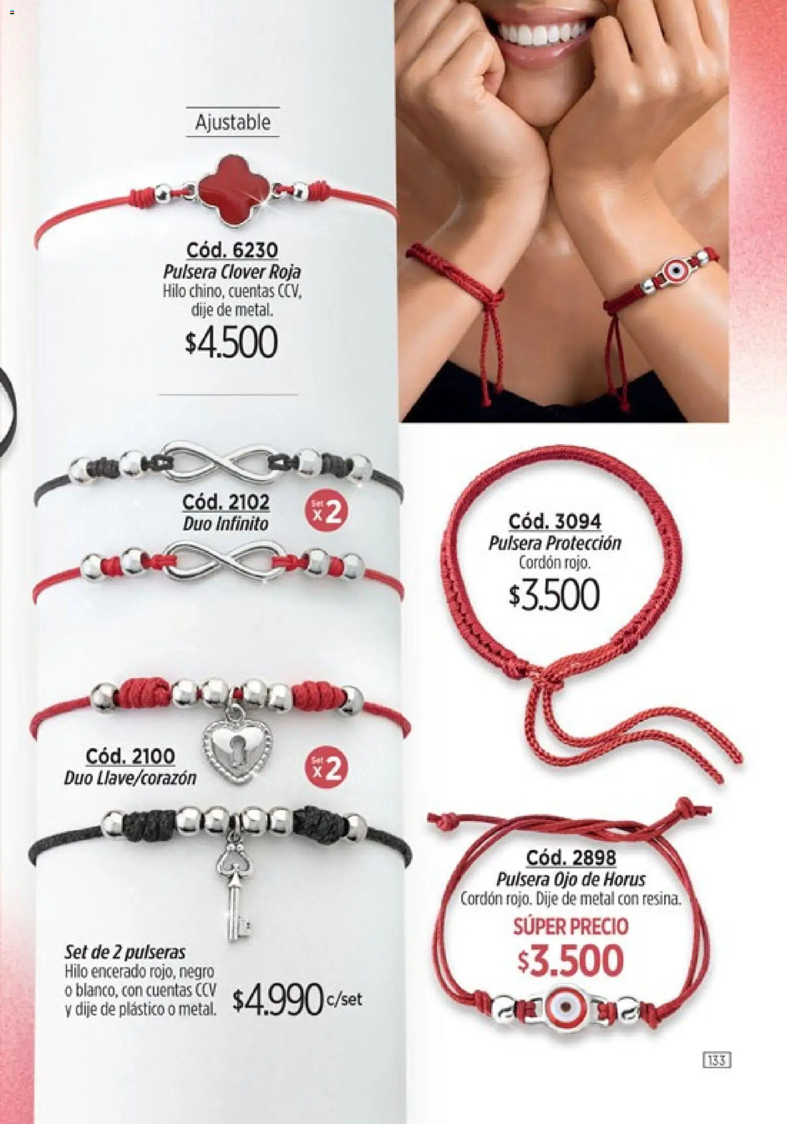 Catálogo Amodil Campaña 6 │ válido desde el 04.03.2026 | Página: 133 | Productos: Pulsera, Dije