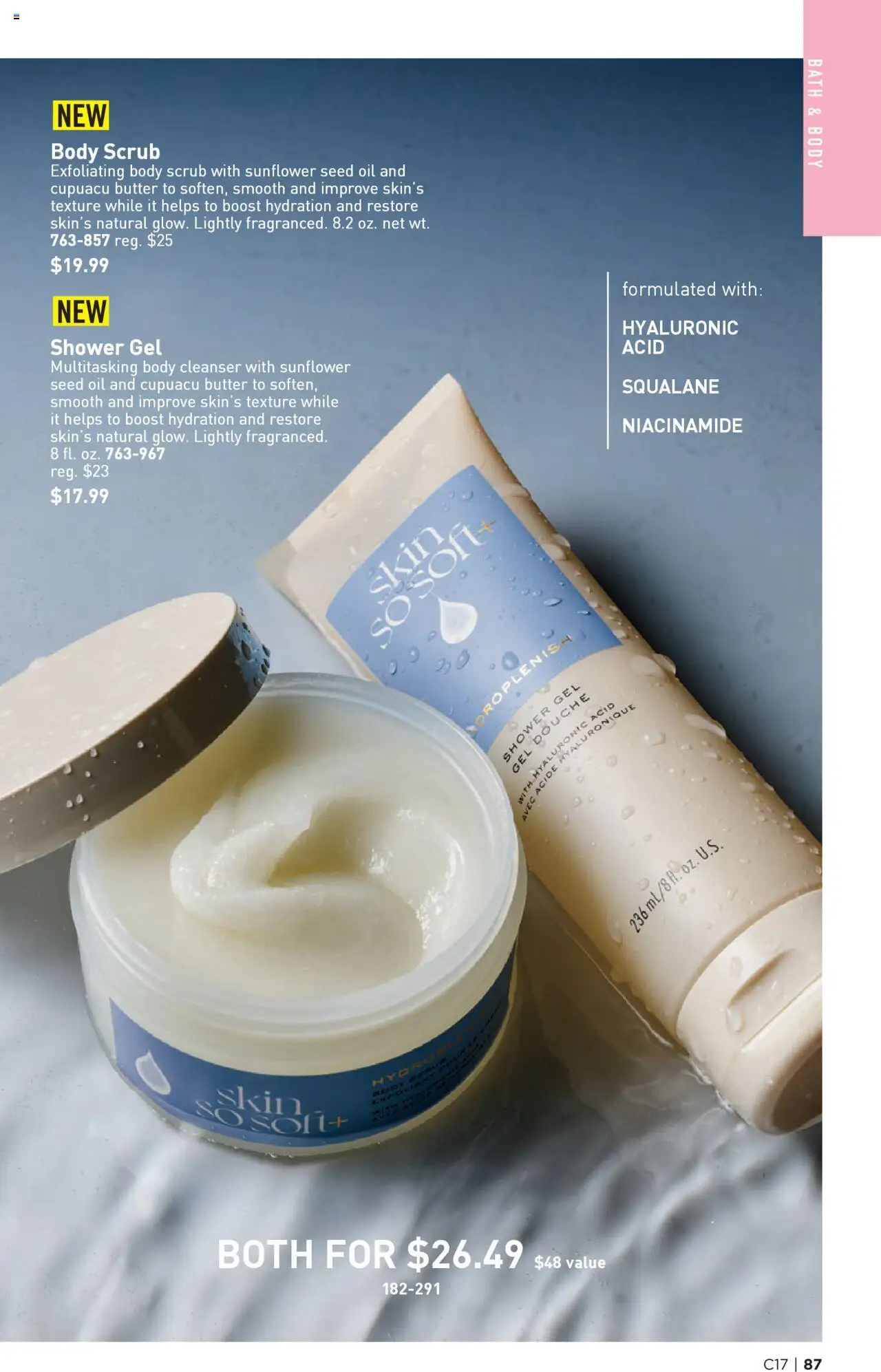 Avon Brochure - valid from 13.08.2025 | Page: 87 | Products: Bath, Shower, Butter, Shower gel
