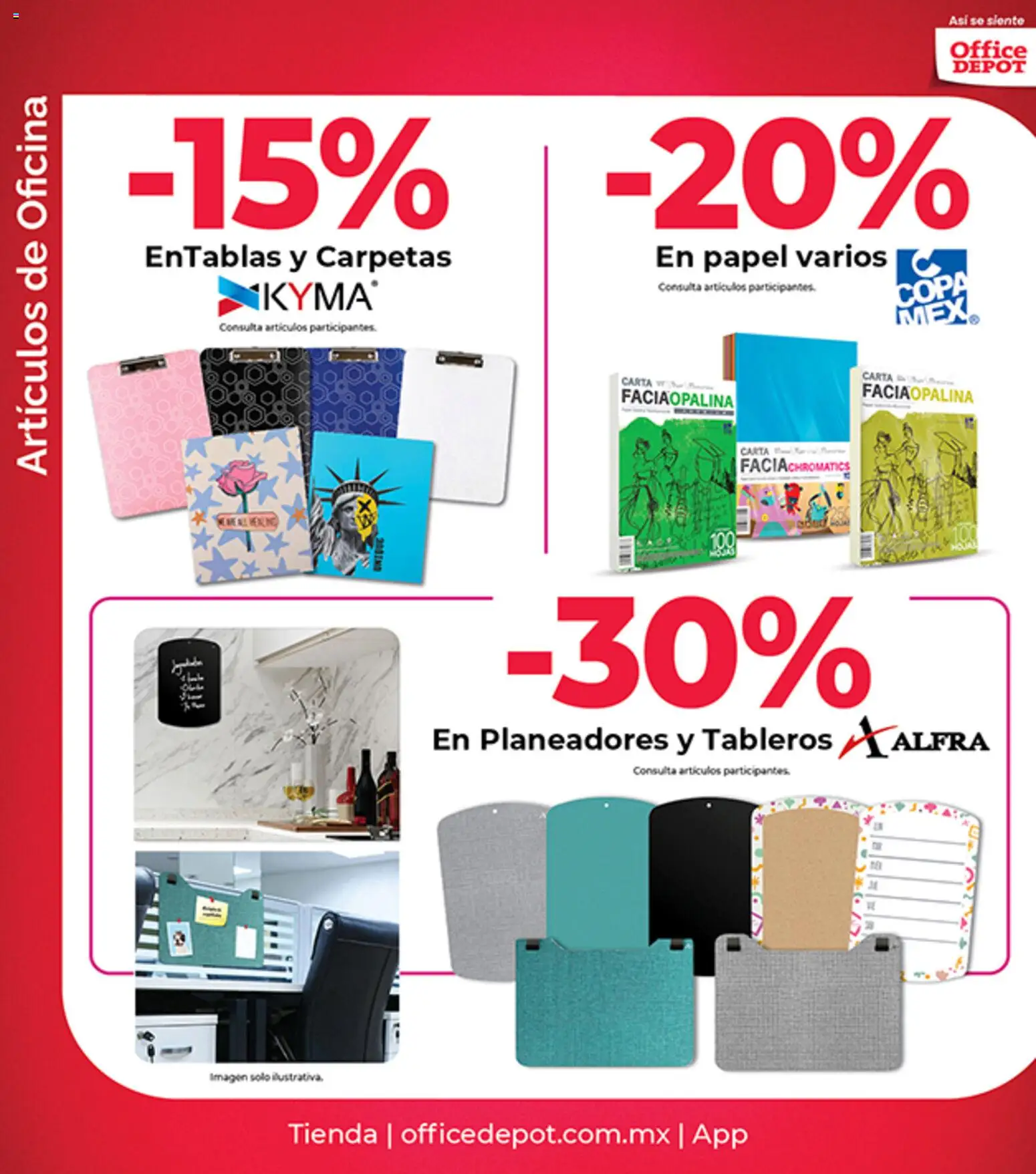 Nuevas ofertas de Office Depot válidas en toda la República Mexicana desde el 01.03.2026. ¡Encuentra las mejores ofertas en Office Depot catálogo! | Página: 14