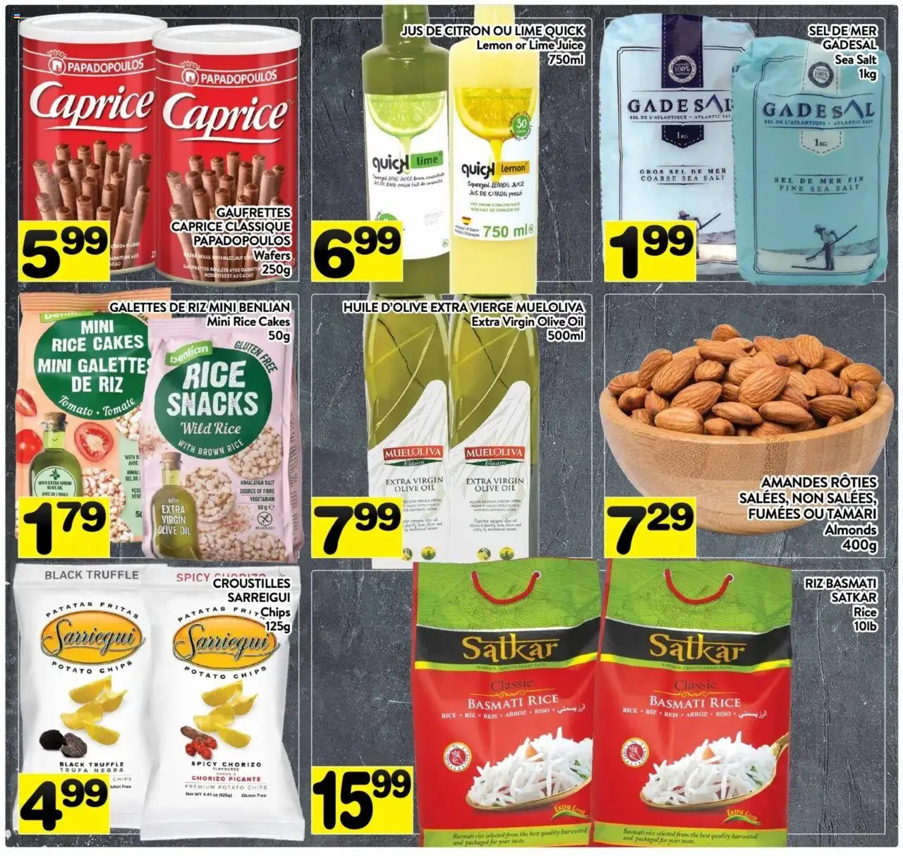 Pa Supermarché flyer valid from 11.08.2025 | Page: 8 | Products: Rice, Chips, Oil, Juice