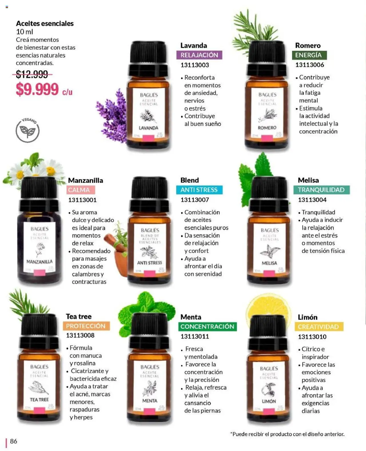 Bagués catálogo │ válido desde el 01.06.2025 | Página: 86 | Productos: Aceite, Limón, Esencias