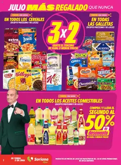 Nuevas ofertas de Soriana válidas en toda la República Mexicana desde el 11.07.2025. ¡Encuentra las mejores ofertas en Soriana - Julio Regalado Híper Nacional! | Página: 3