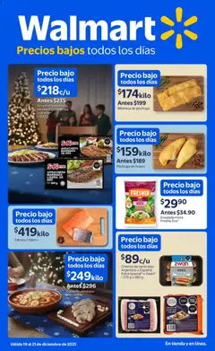 Vista previa de Walmart catálogo Ofertas, nuevo folleto de la tienda, válido en México a partir del 19.12.2025