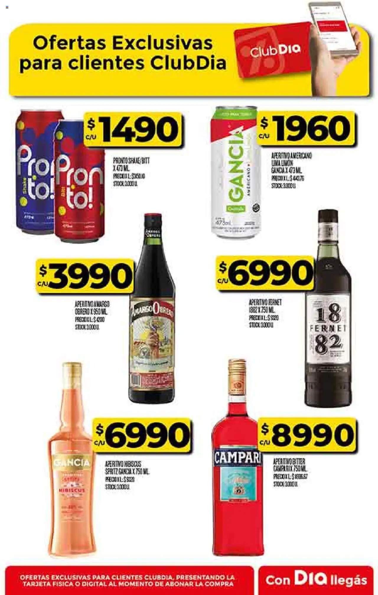 Supermercado DIA Ofertas │ válido desde el 06.08.2025 | Página: 52 | Productos: Fernet, Limón, Uva