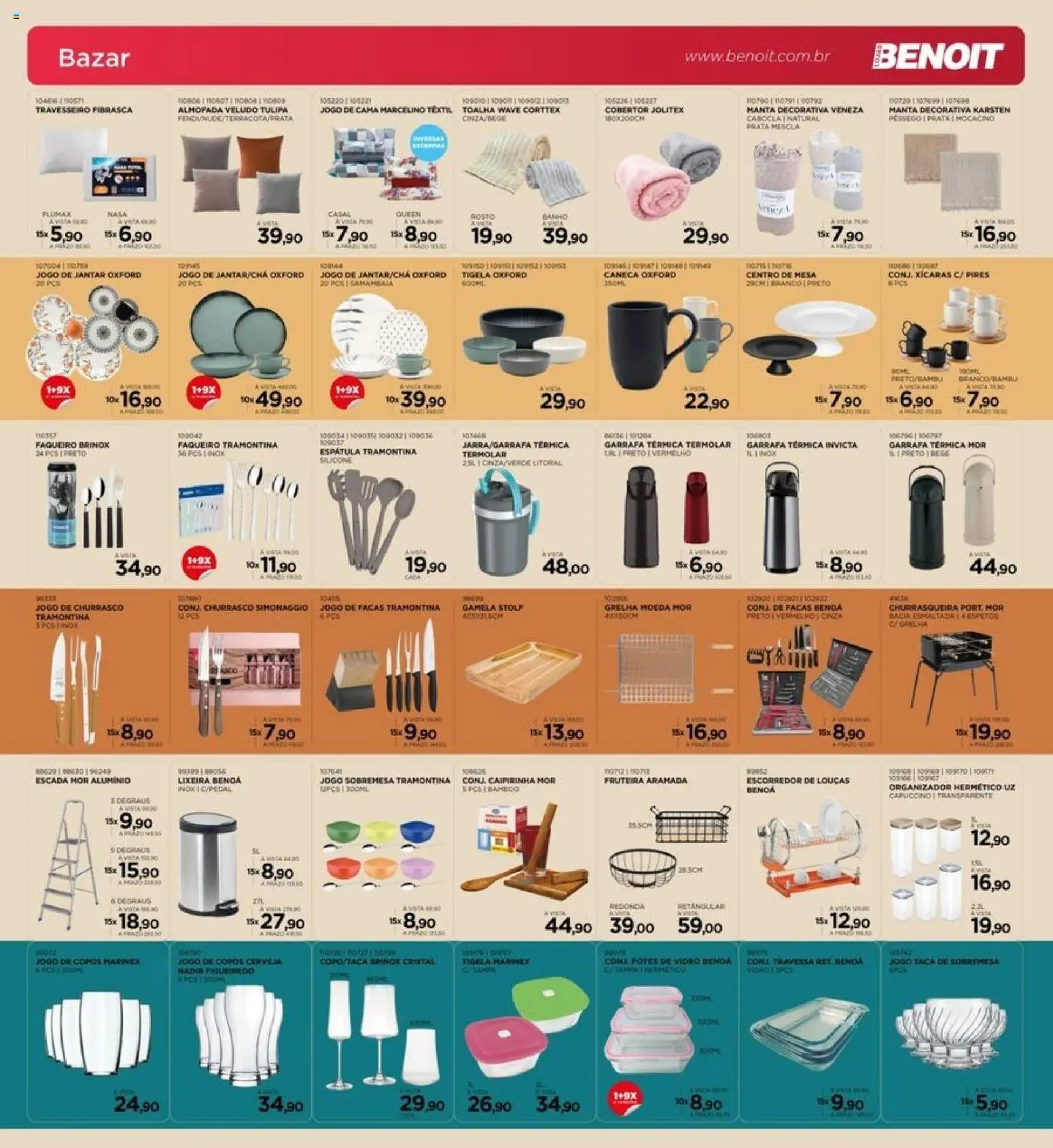 Benoit Folheto - válido de 01.02.2026 | Página: 2 | Produtos: Escorredor, Cobertor jolitex, Mesa, Garrafa térmica