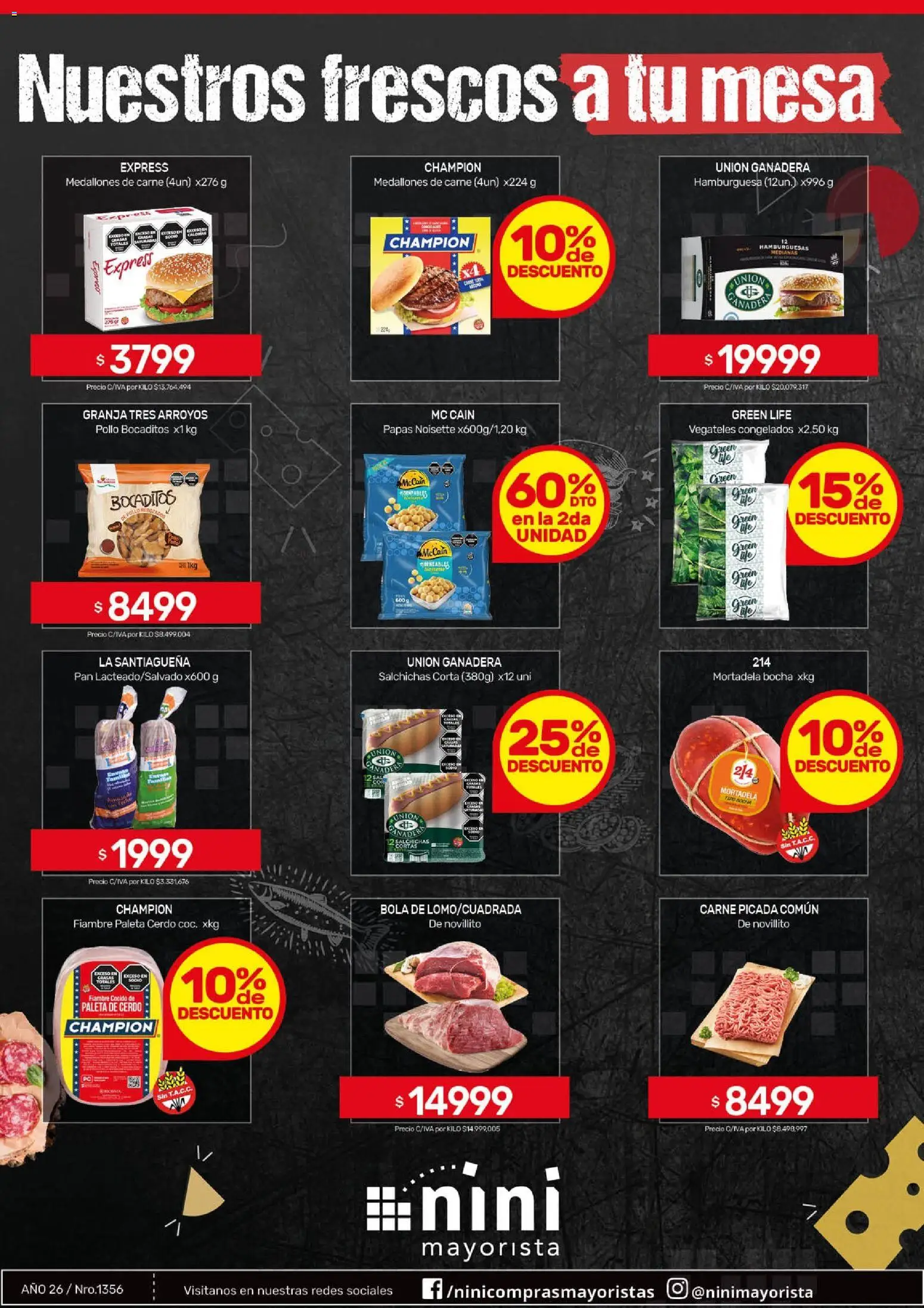 NINI Mayorista ofertas │ válido desde el 20.04.2026 | Página: 35 | Productos: Mesa, Sal, Paleta, Cerdo