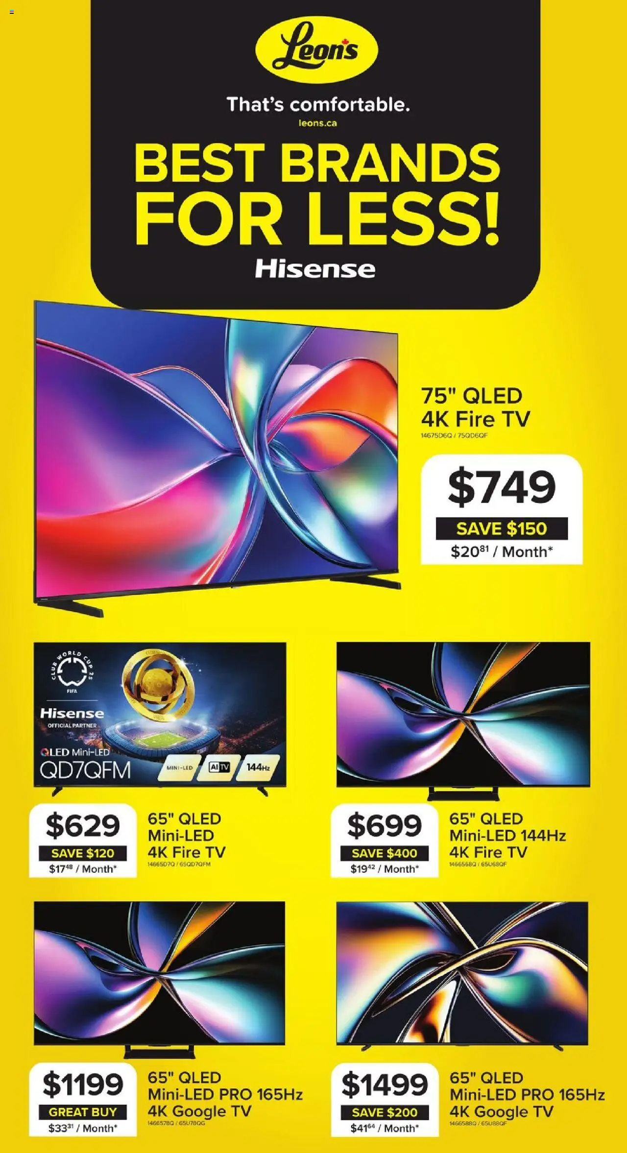 Leon's flyer valid from 03.10.2025 | Page: 3 | Products: Tv