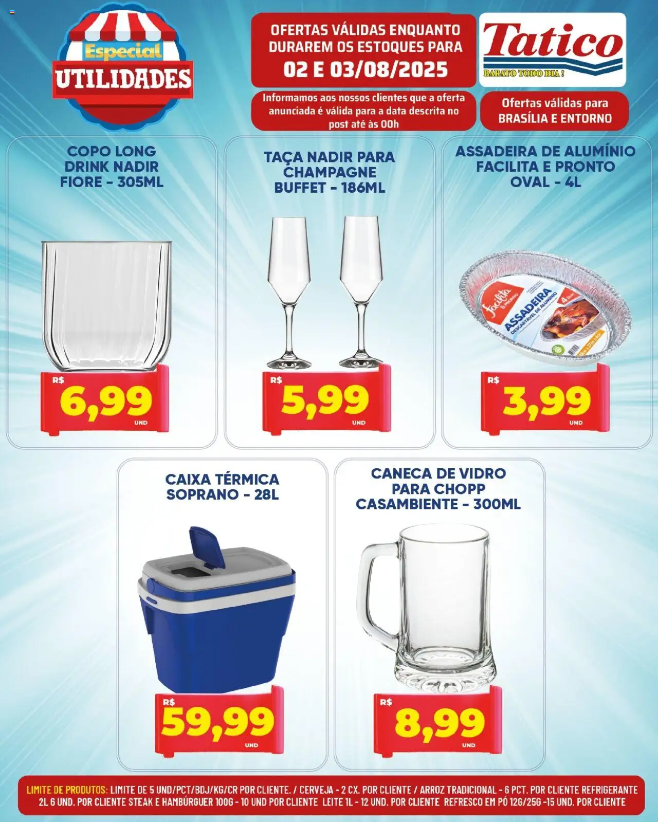 Tatico Folheto - válido de 04.08.2025 | Página: 31 | Produtos: Refresco, Caixa, Refrigerante, Assadeira