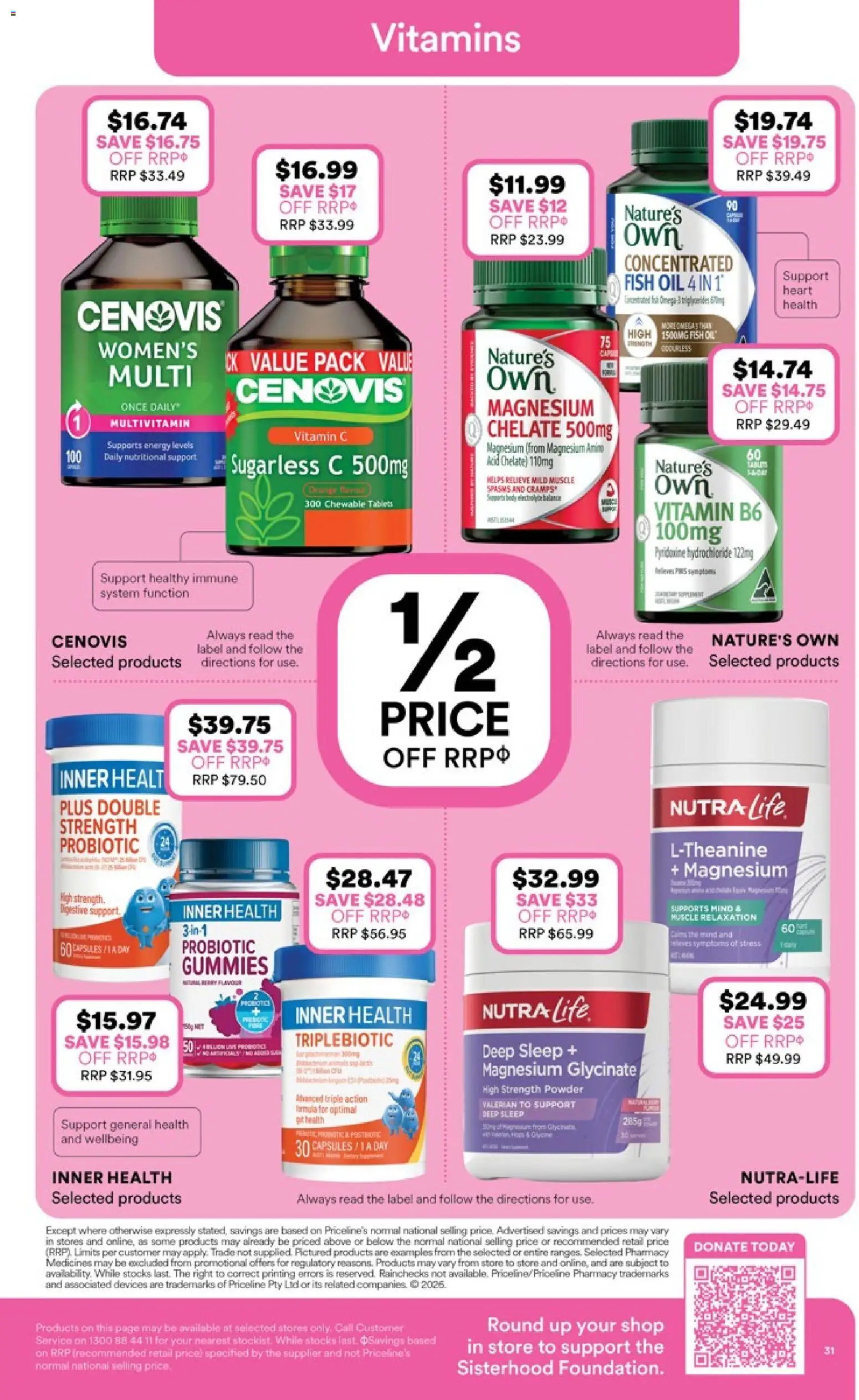Priceline Pharmacy catalogue - valid from 05.03.2026 | Page: 31 | Products: Powder, Oil, Fish, Vitamin