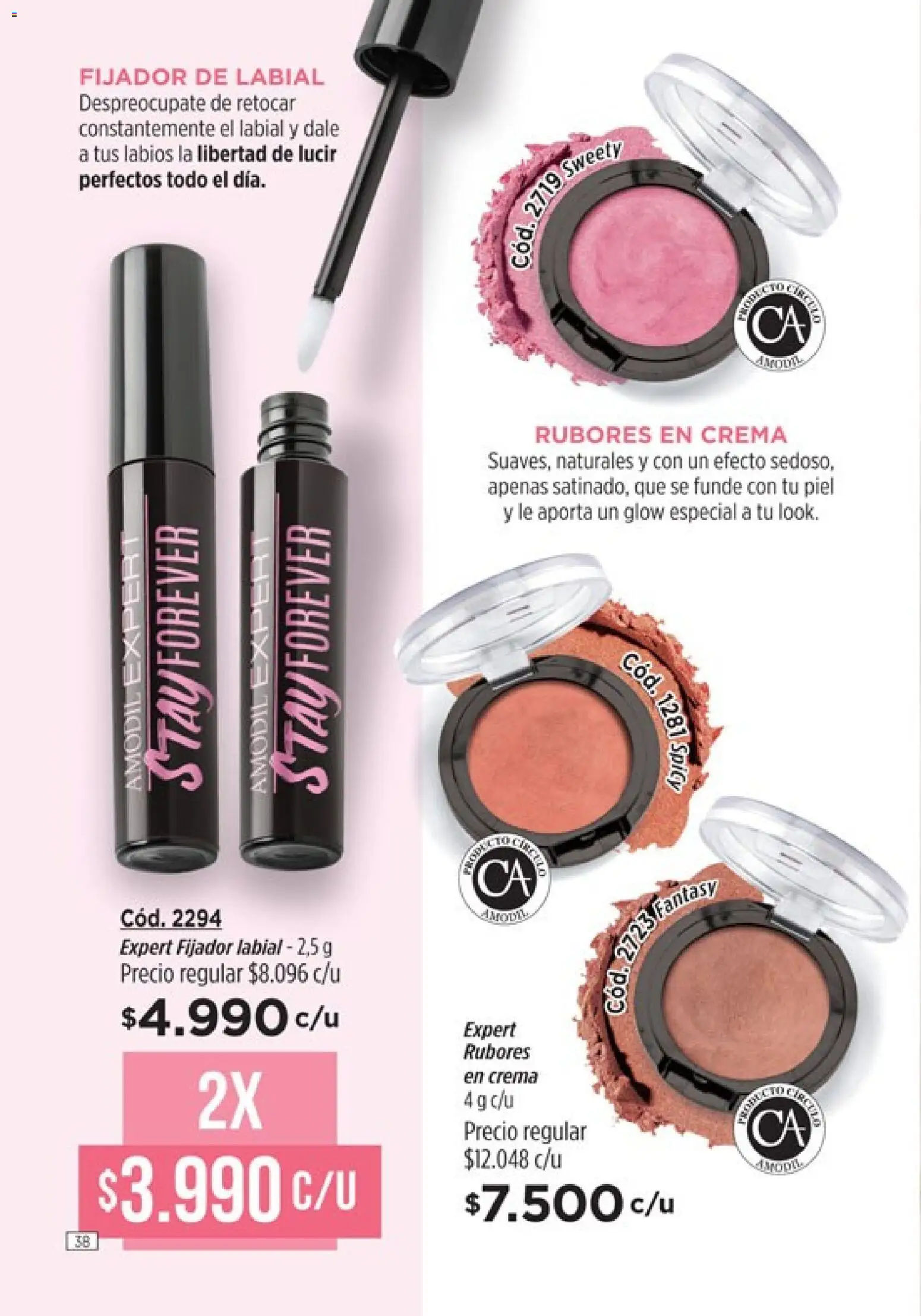 Amodil - Campaña 18/2025 │ válido desde el 30.11.2025 | Página: 38 | Productos: Fijador, Crema