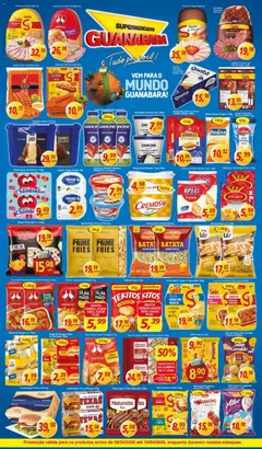 Guanabara promoção - Pré-Visualização do folheto da loja Supermercados Guanabara, válido de 08.04.2026 | Página: 8 | Produtos: Leite, Presunto, Lasanha, Pão de queijo