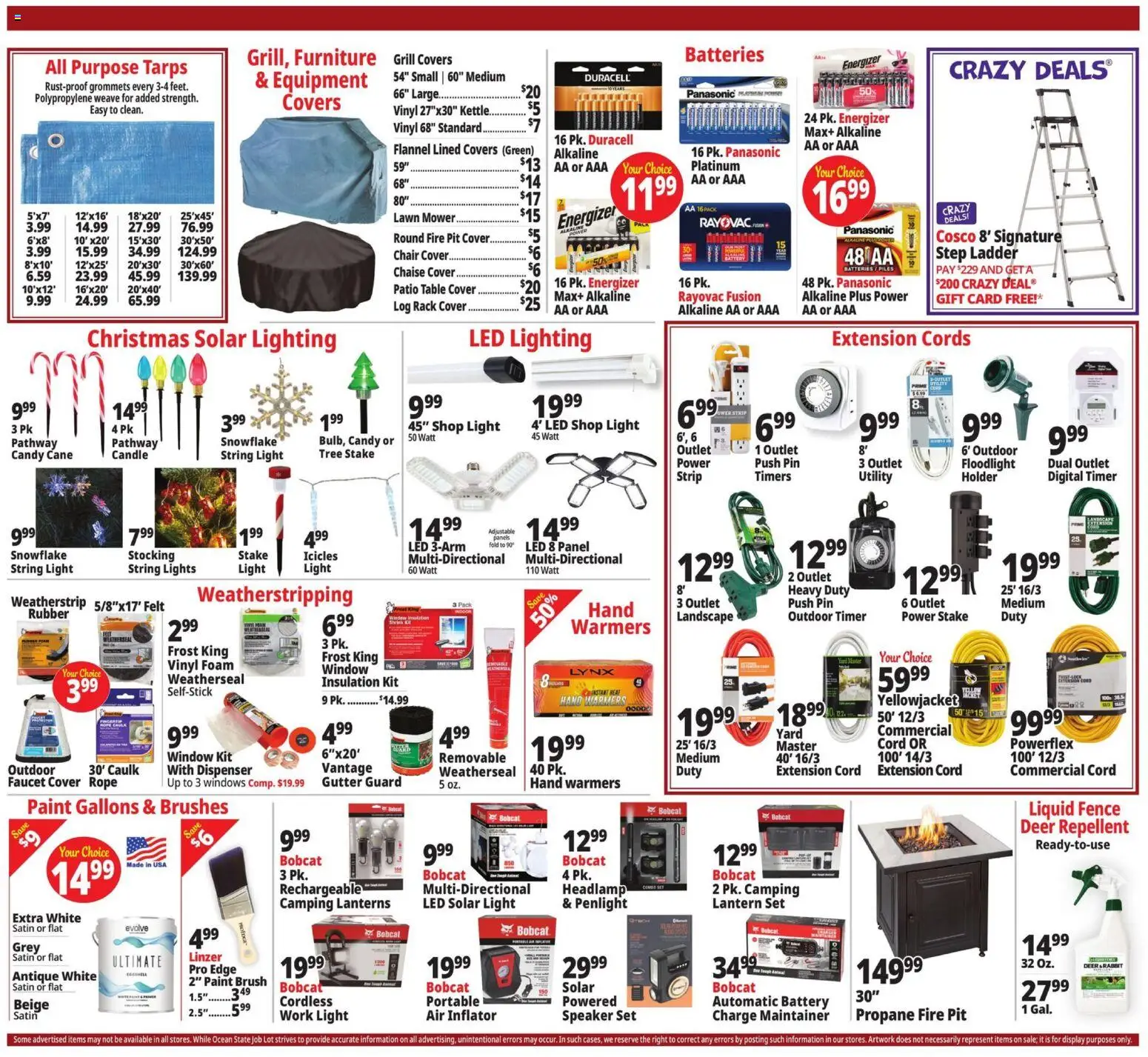 Ocean State Job Lot Weekly Ad - MA - valid from 06.11.2025 | Page: 5 | Products: Lawn Mower, Battery, Pin, Grill