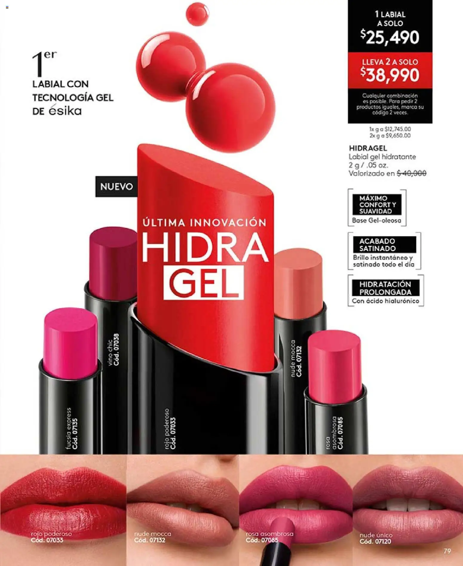 Ésika revista - valida desde el 03.11.2025 | Página: 79 | Productos: Brillo, Combinación, Vino