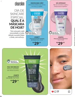 Avon - Campanha 04 - Pré-Visualização do folheto da loja Avon, válido de 18.02.2026 | Página: 36 | Produtos: Argila, Máscara facial